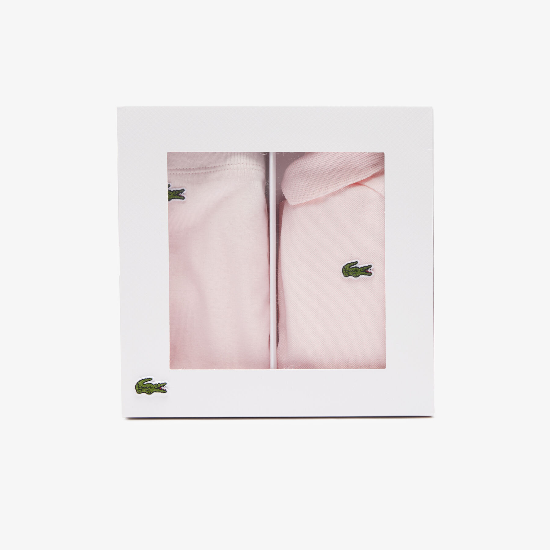 lacoste baby pique gift set