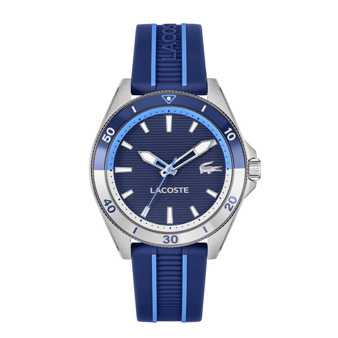 Mainsail Navy Silicone Watch lacoste mainsail navy silicone watch