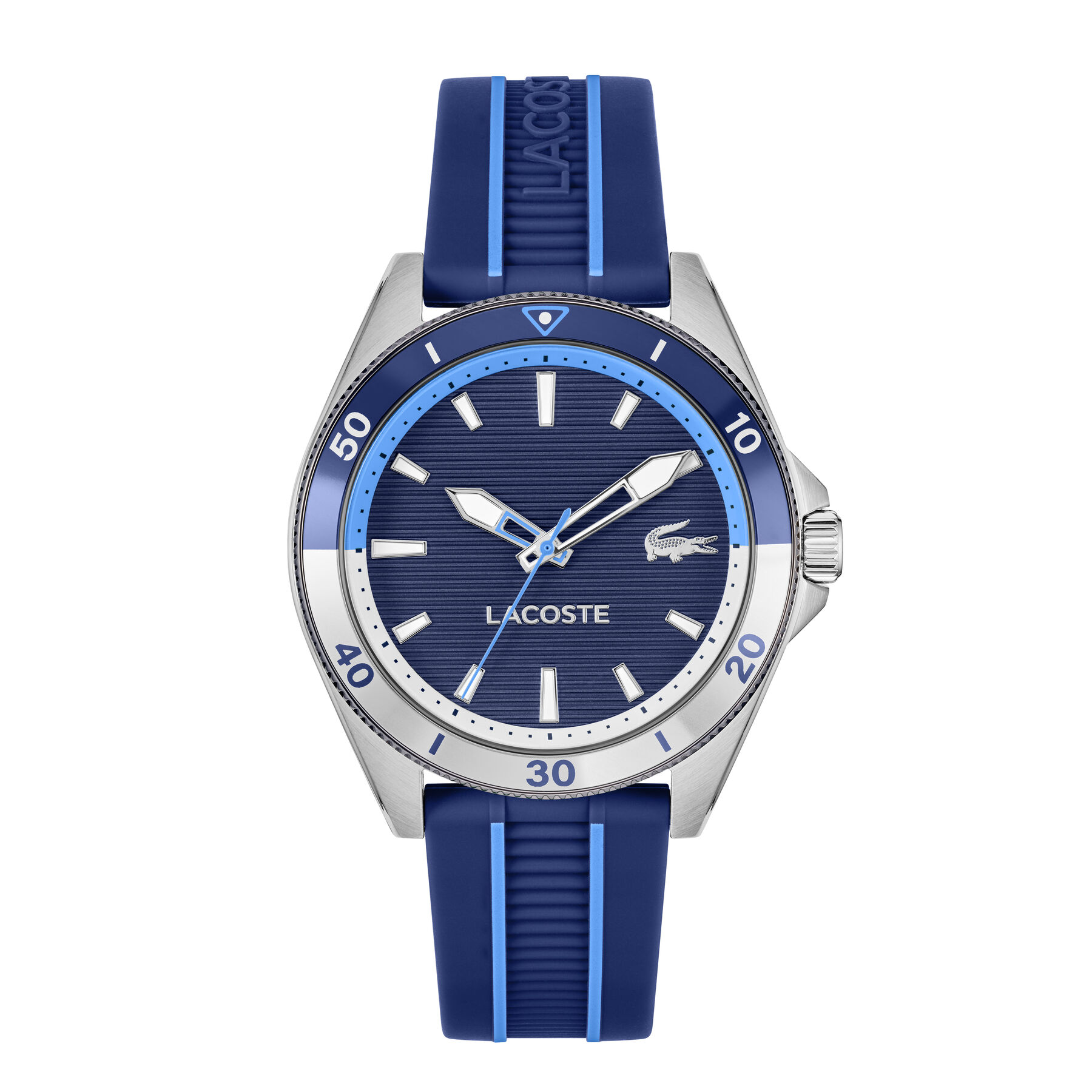 Mainsail Navy Silicone Watch lacoste mainsail navy silicone watch