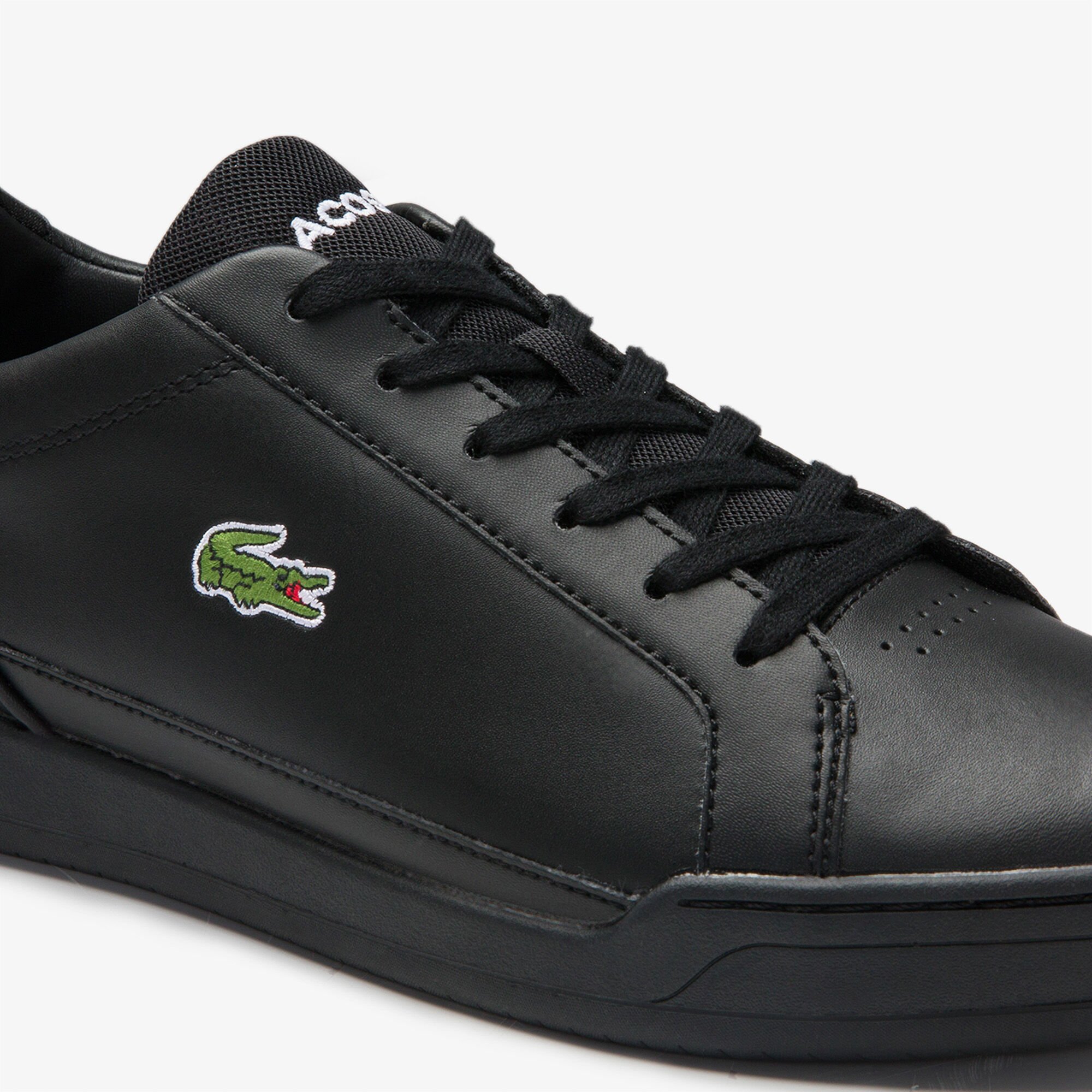 Buy Men s Challenge Textured Leather Trainers Lacoste EG