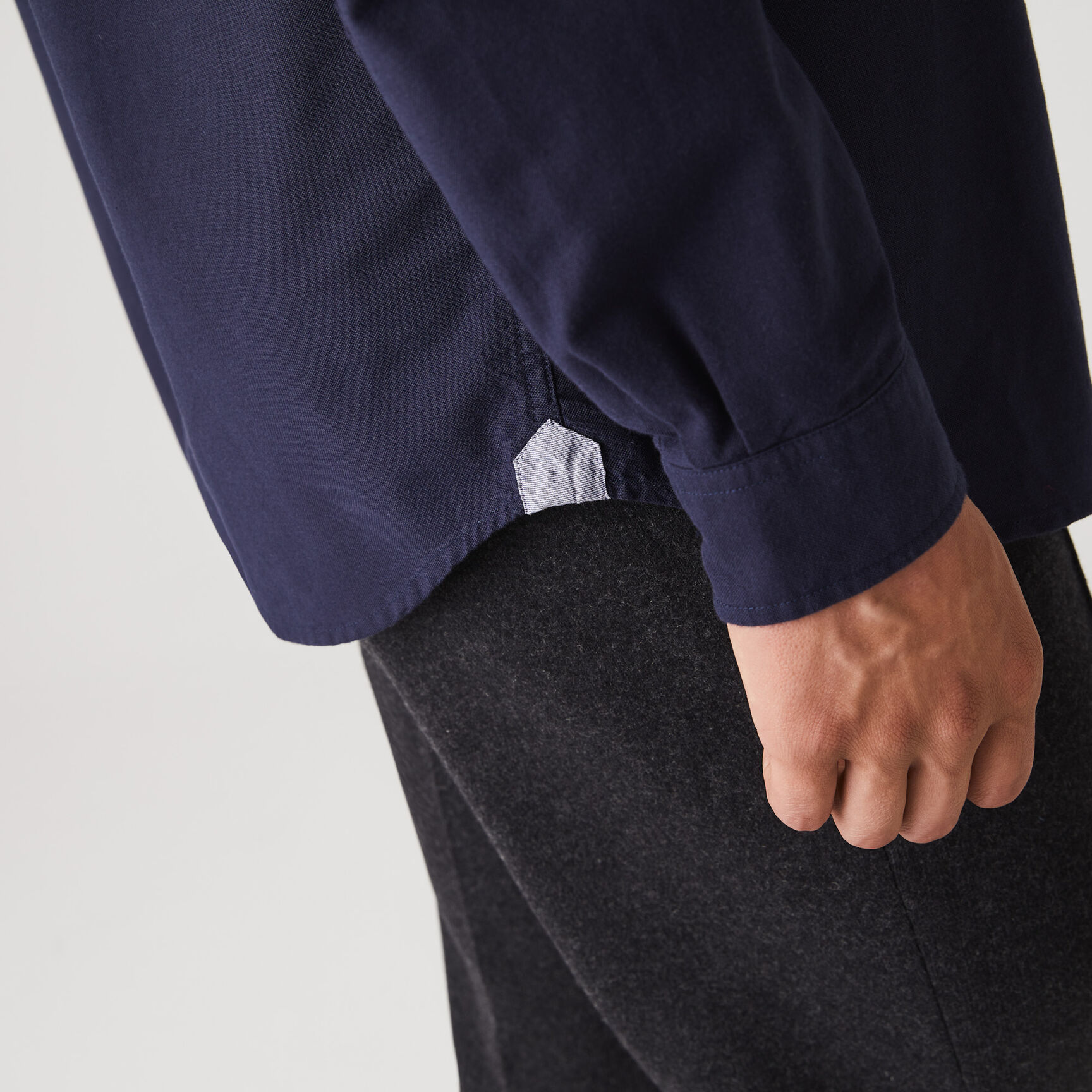 قميص قطن أكسفورد بقصة عادية للرجال