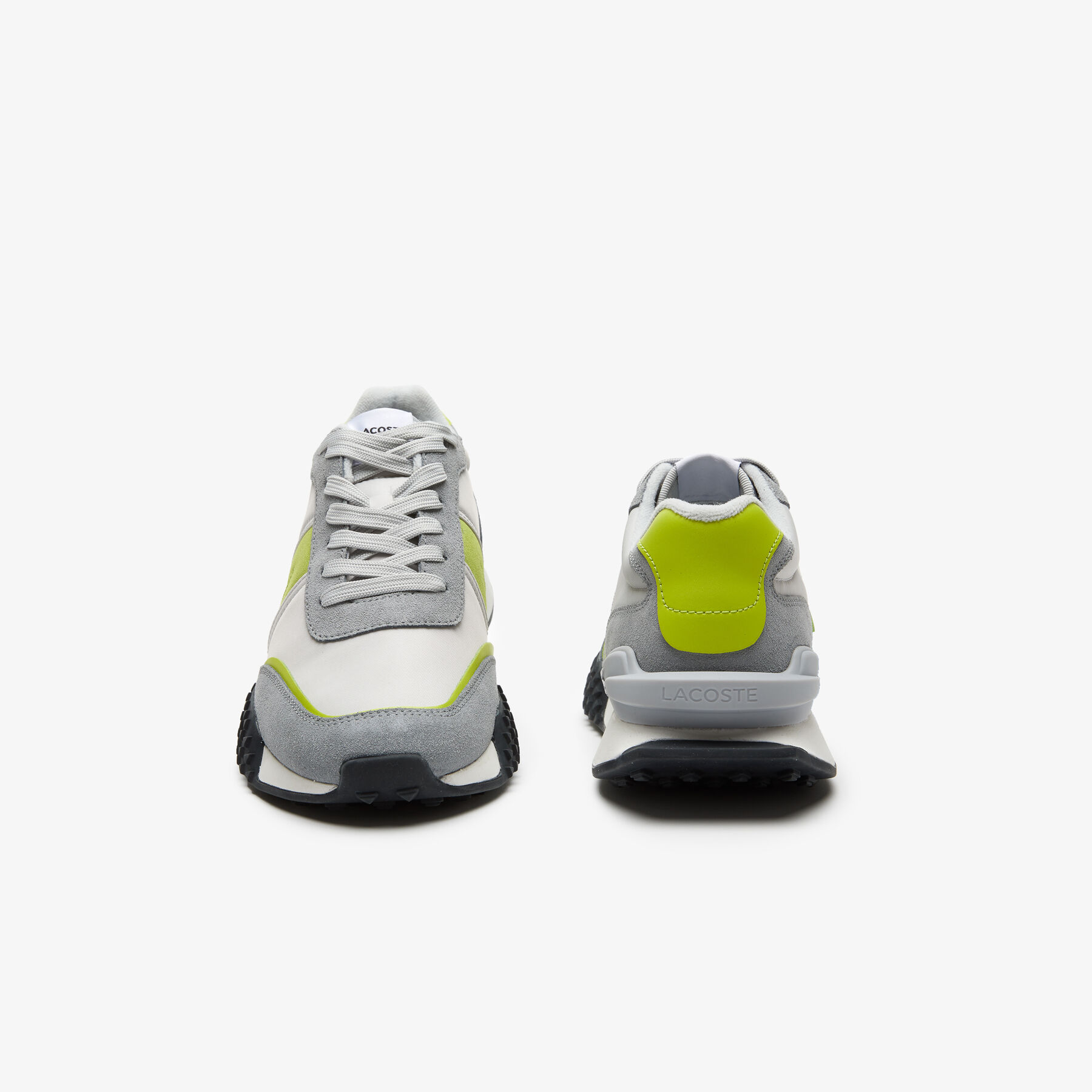 Men's Lacoste L-Spin Deluxe Leather Color Contrast Sneakers men s lacoste l spin deluxe leather color contrast sneakers
