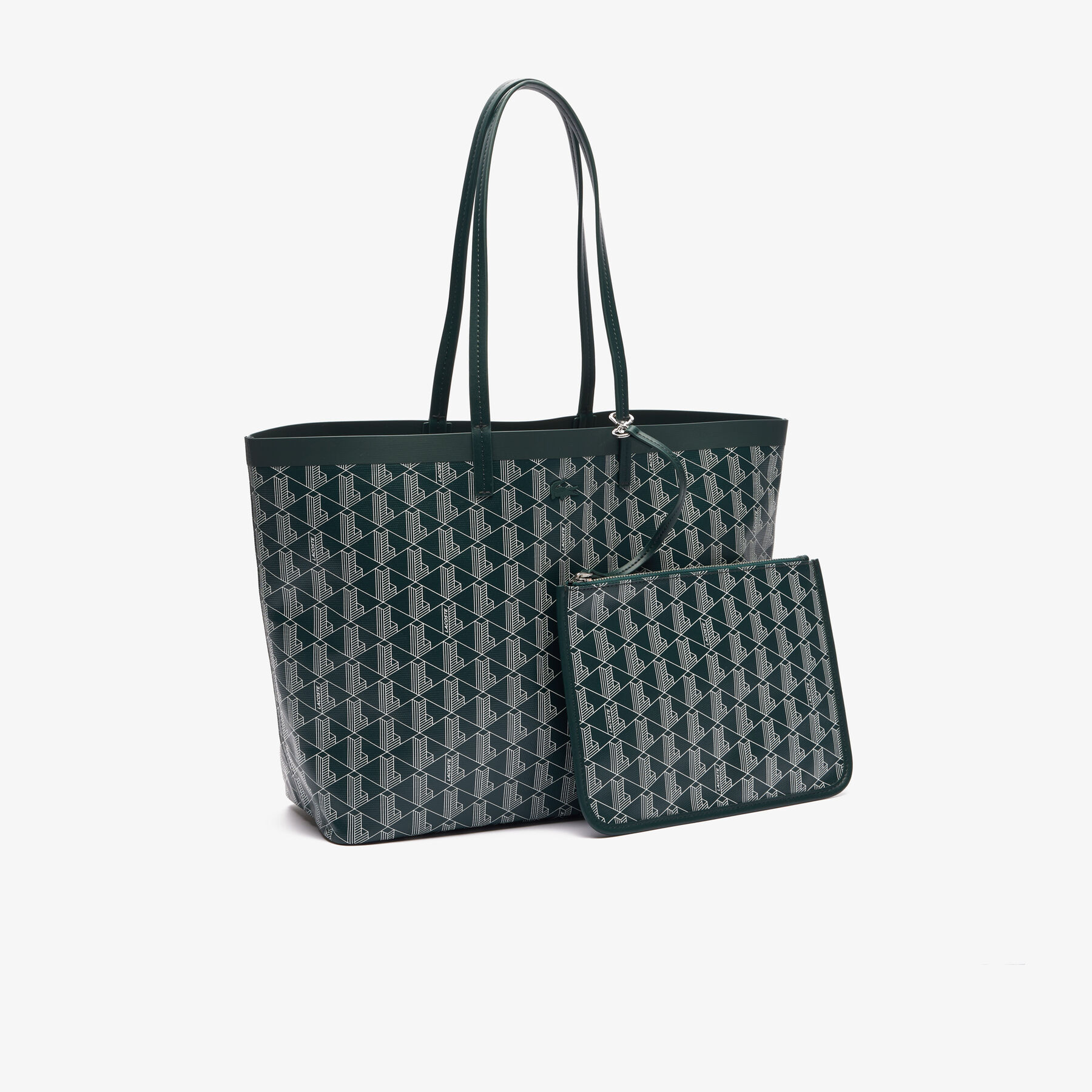 lacoste zely tote with removable pouch