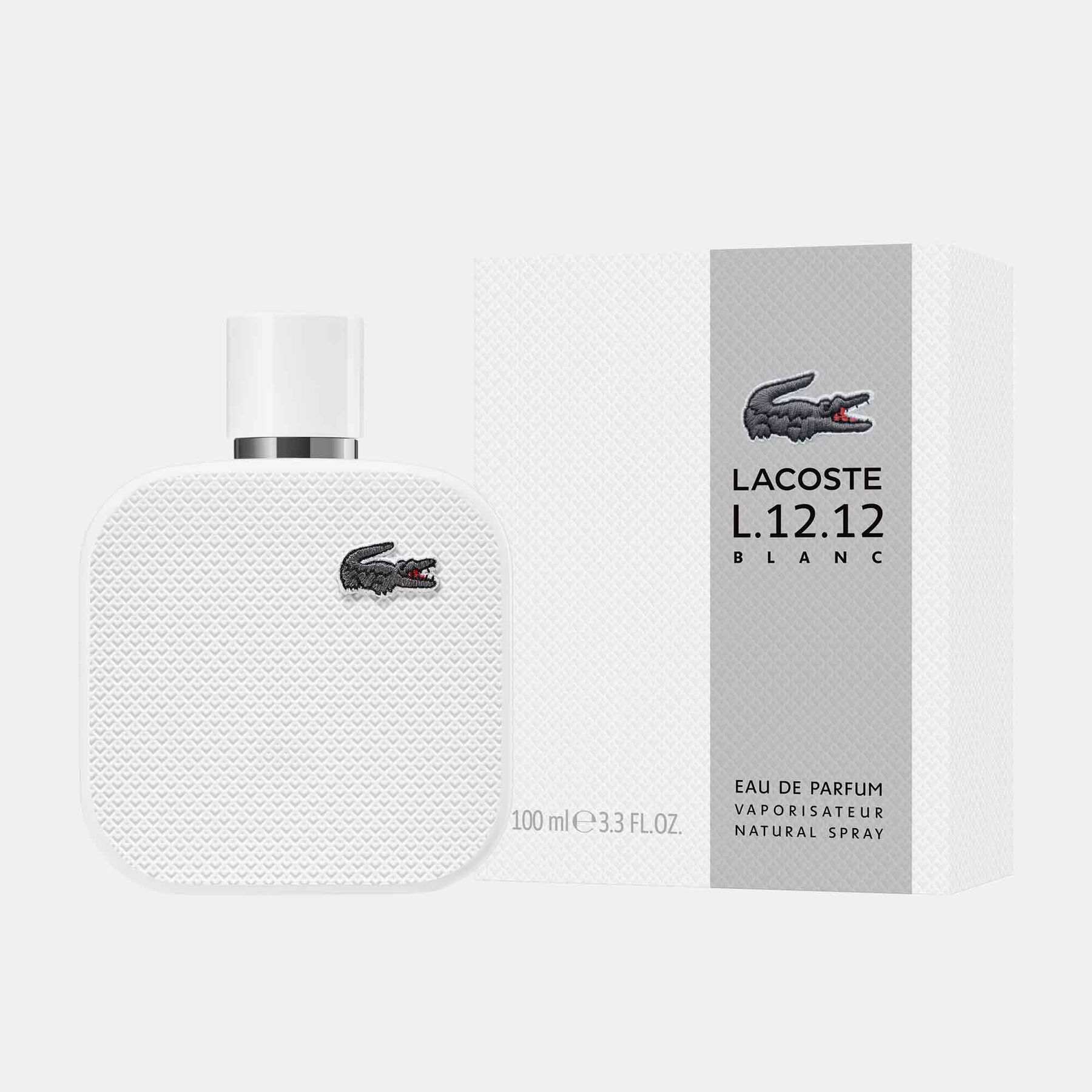 Men's L.12.12 Blanc Eau de Parfum 100ml lacoste men s l 12 12 blanc eau de parfum 100ml