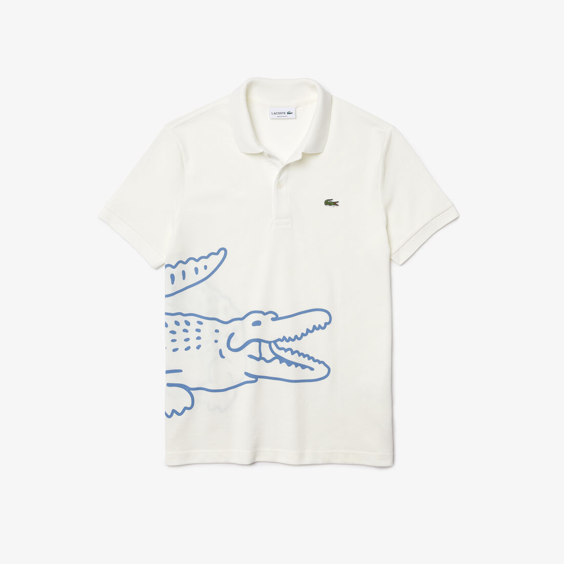 Men’s Lacoste Regular Fit Crocodile Print Cotton Piqué Polo Men’s Lacoste Regular Fit Crocodile Print Cotton Piqué Polo