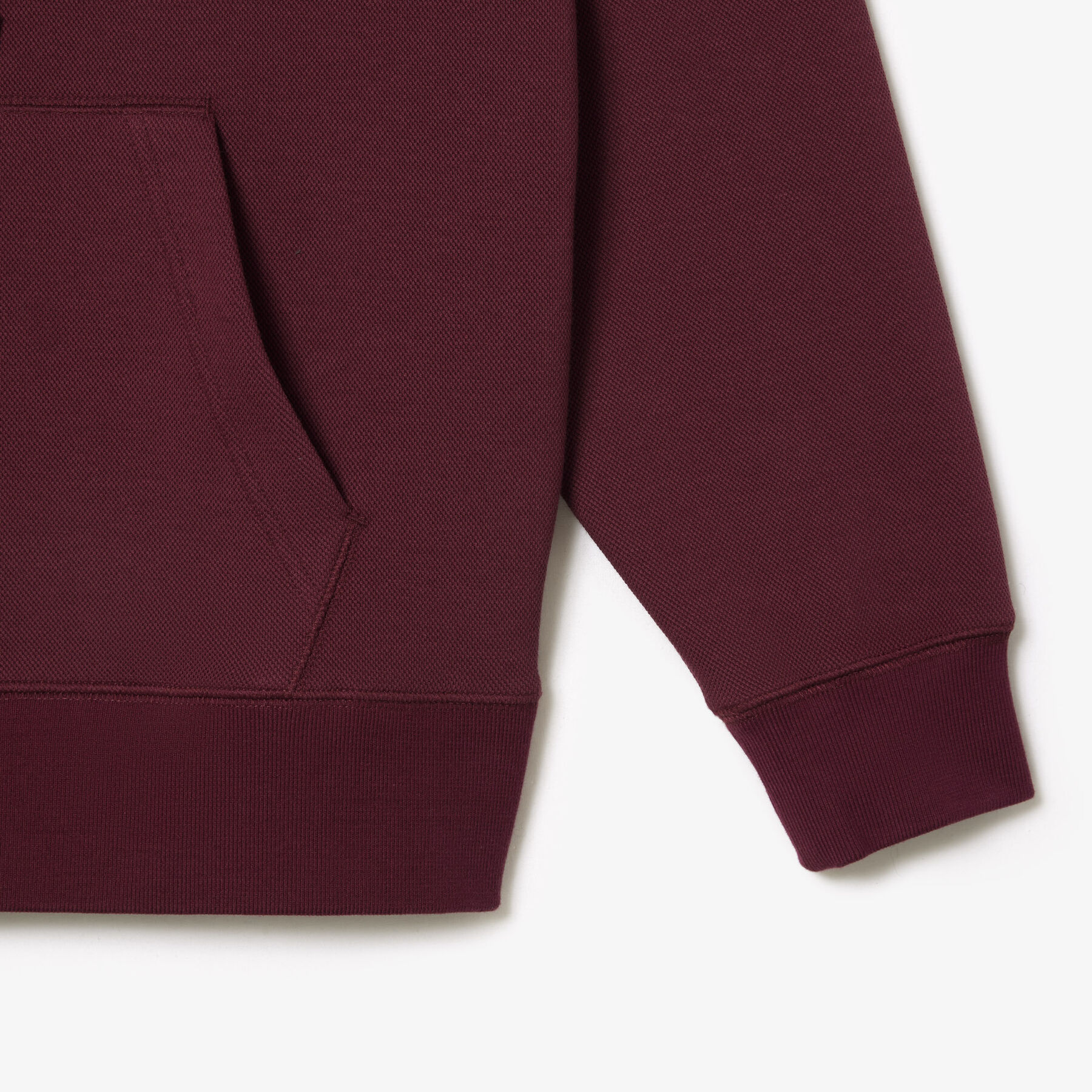 lacoste women s loose fit cotton blend jogger hoodie