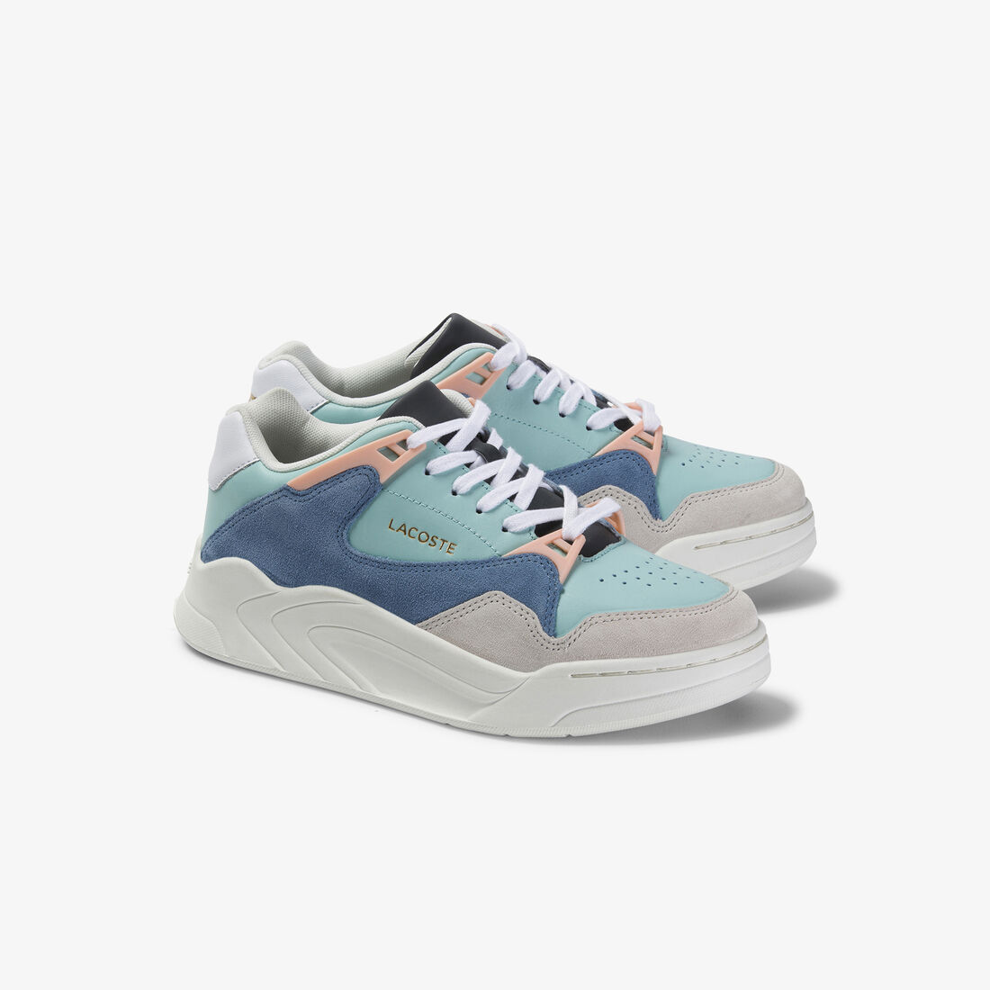 Women's Court Slam Leather and Suede Sneakers Women's Court Slam Leather and Suede Sneakers