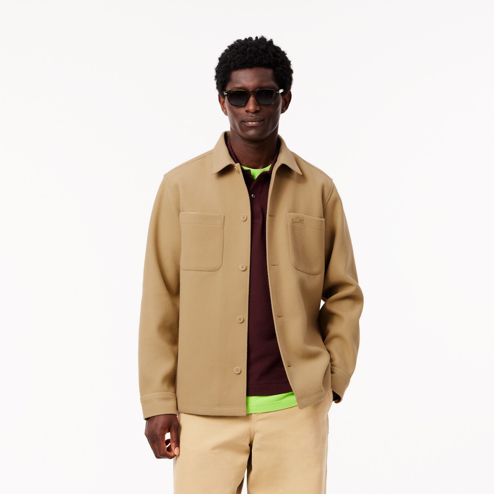 سترة الفانيلا ذات الحجم الكبير