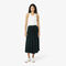 Long Pleated Elasticated Waist Skirt