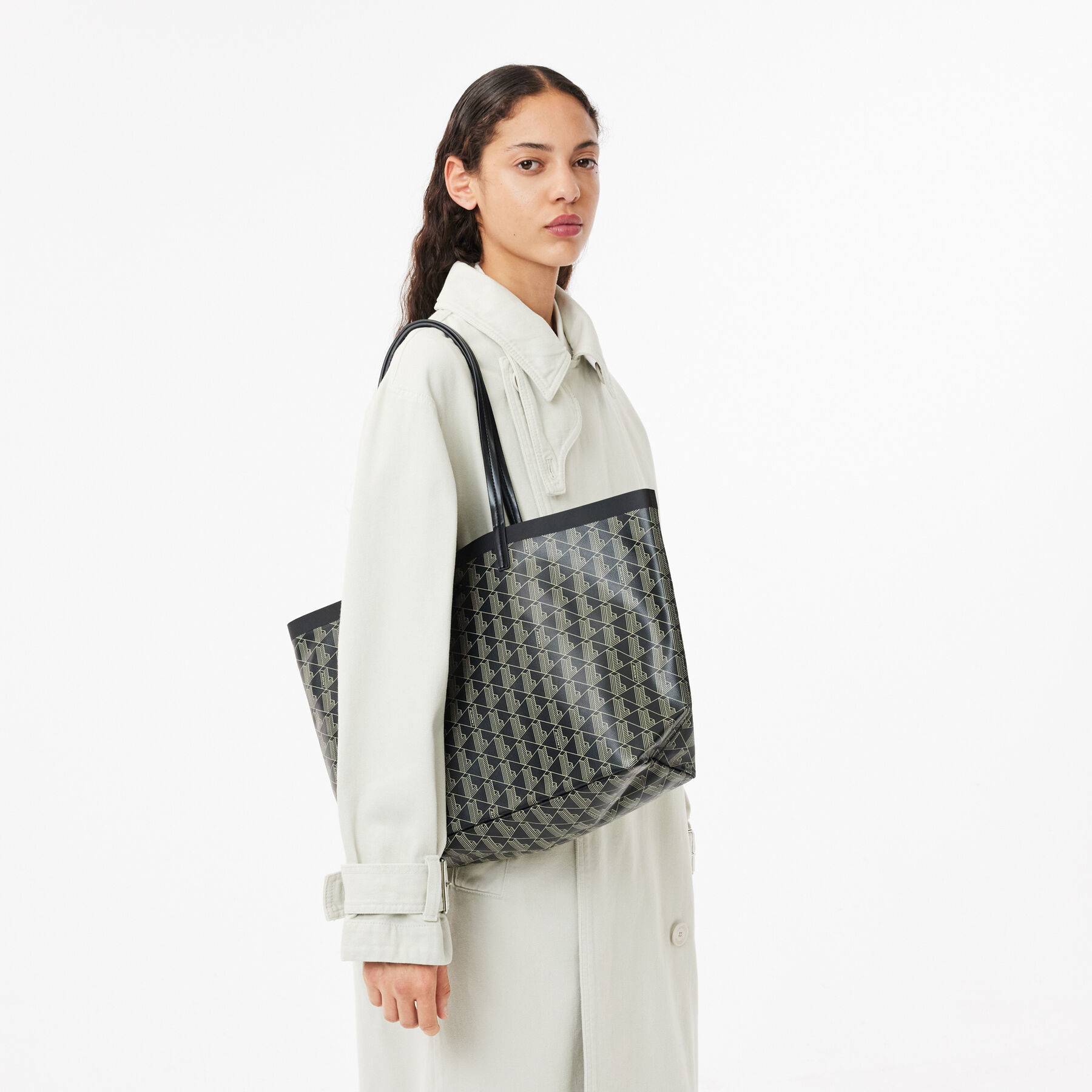 Zely Tote with Removable Pouch lacoste zely tote with removable pouch