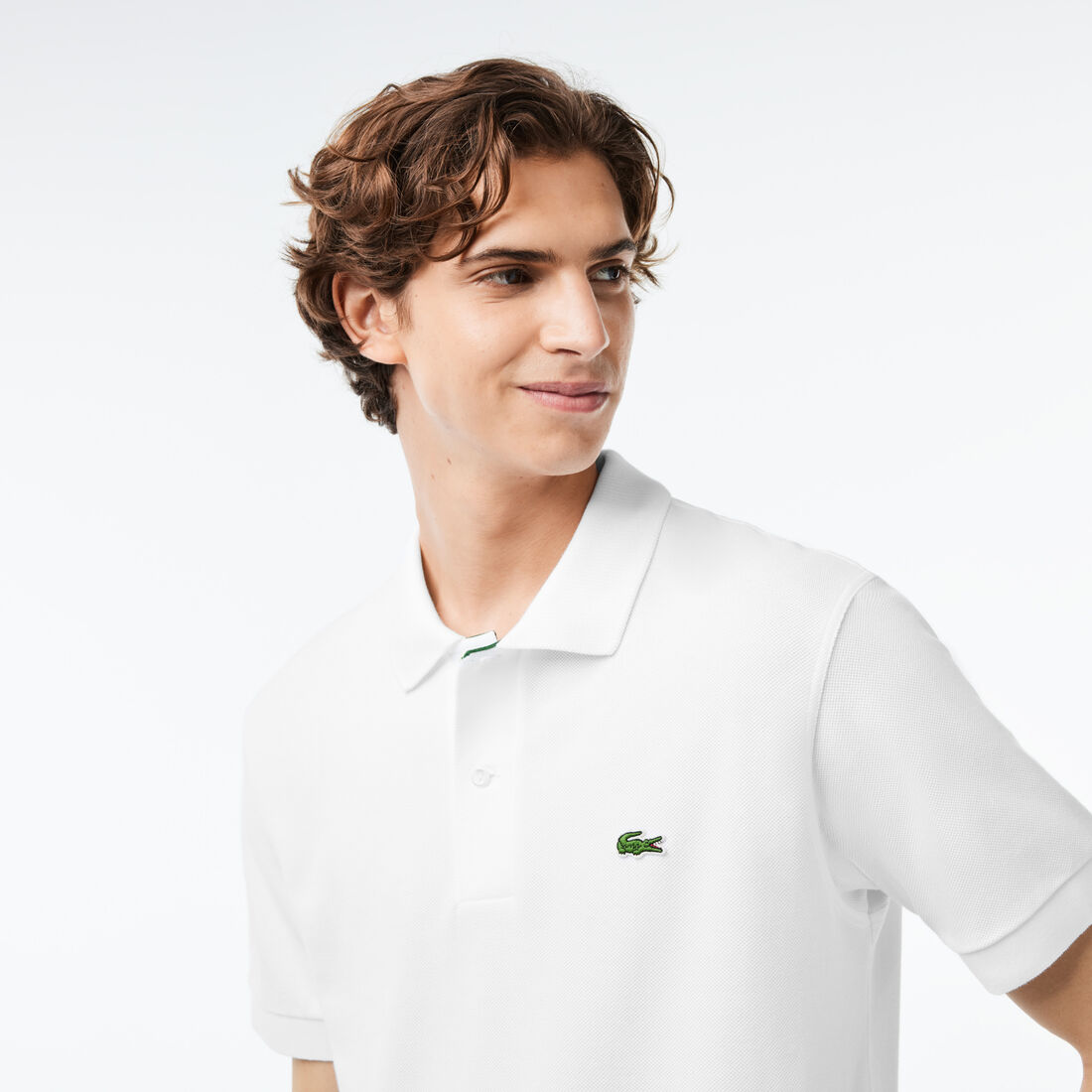 Men's Lacoste Classic Fit L.12.21 Organic Cotton Pique Polo Shirt Men's Lacoste Classic Fit L.12.21 Organic Cotton Pique Polo Shirt