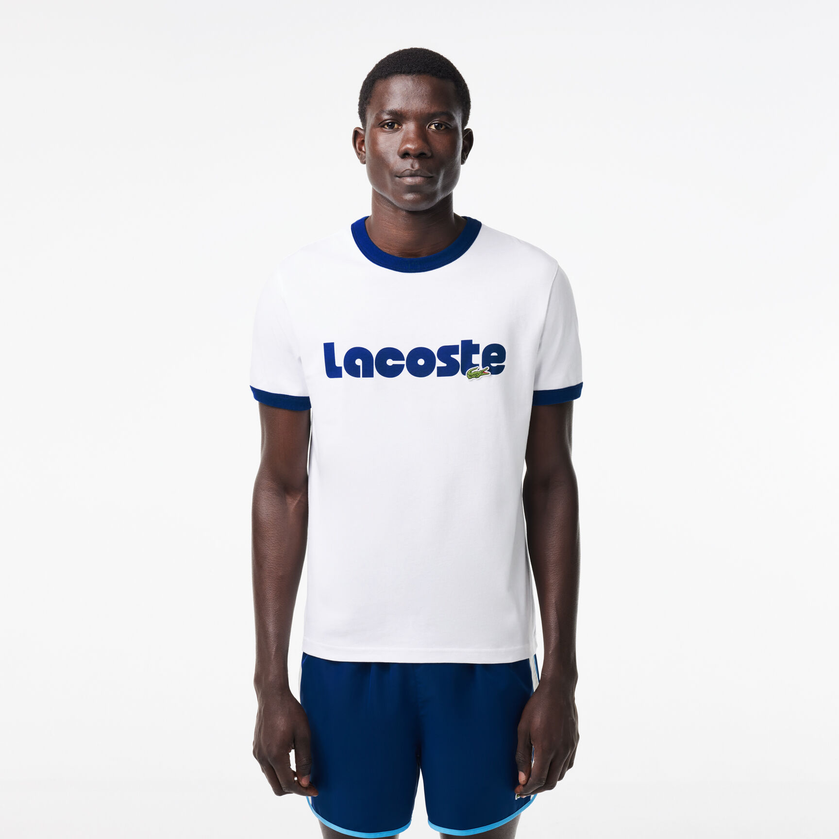 Lacoste Print Contrast Accent T-shirt Lacoste Print Contrast Accent T-shirt