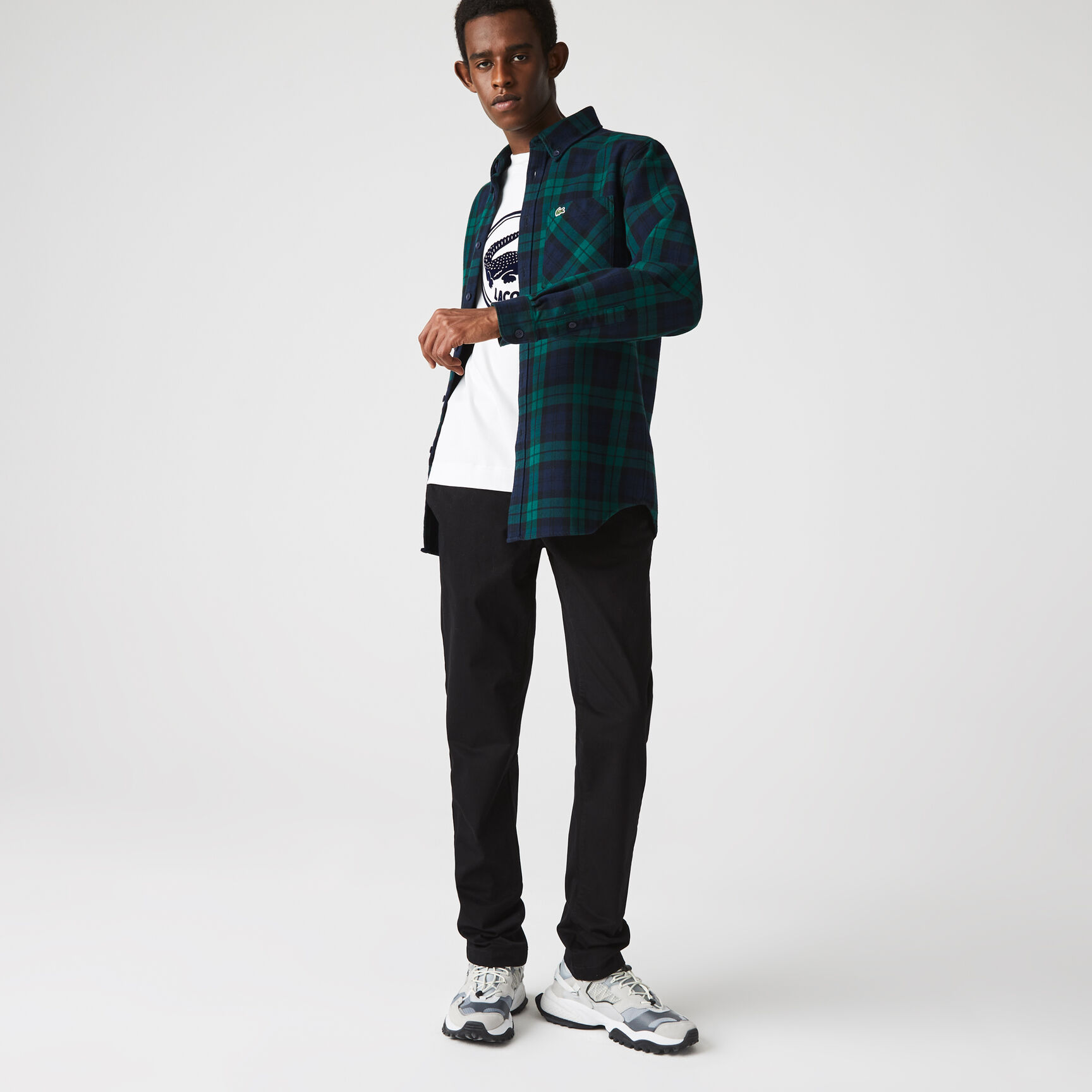 بنطال التشينو من الجبردين المرن بقصة ضيقة للرجال