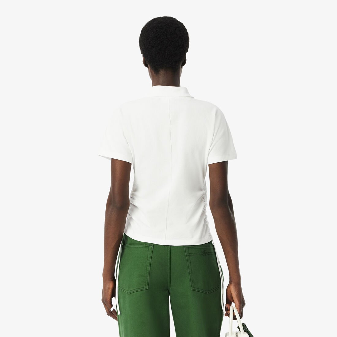 Slim Fit Adjustable Pique Polo Shirt Slim Fit Adjustable Pique Polo Shirt