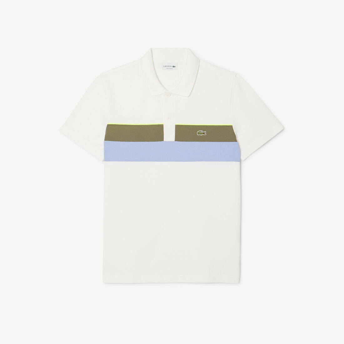 Regular Fit Colour-Block Petit Pique Polo Shirt