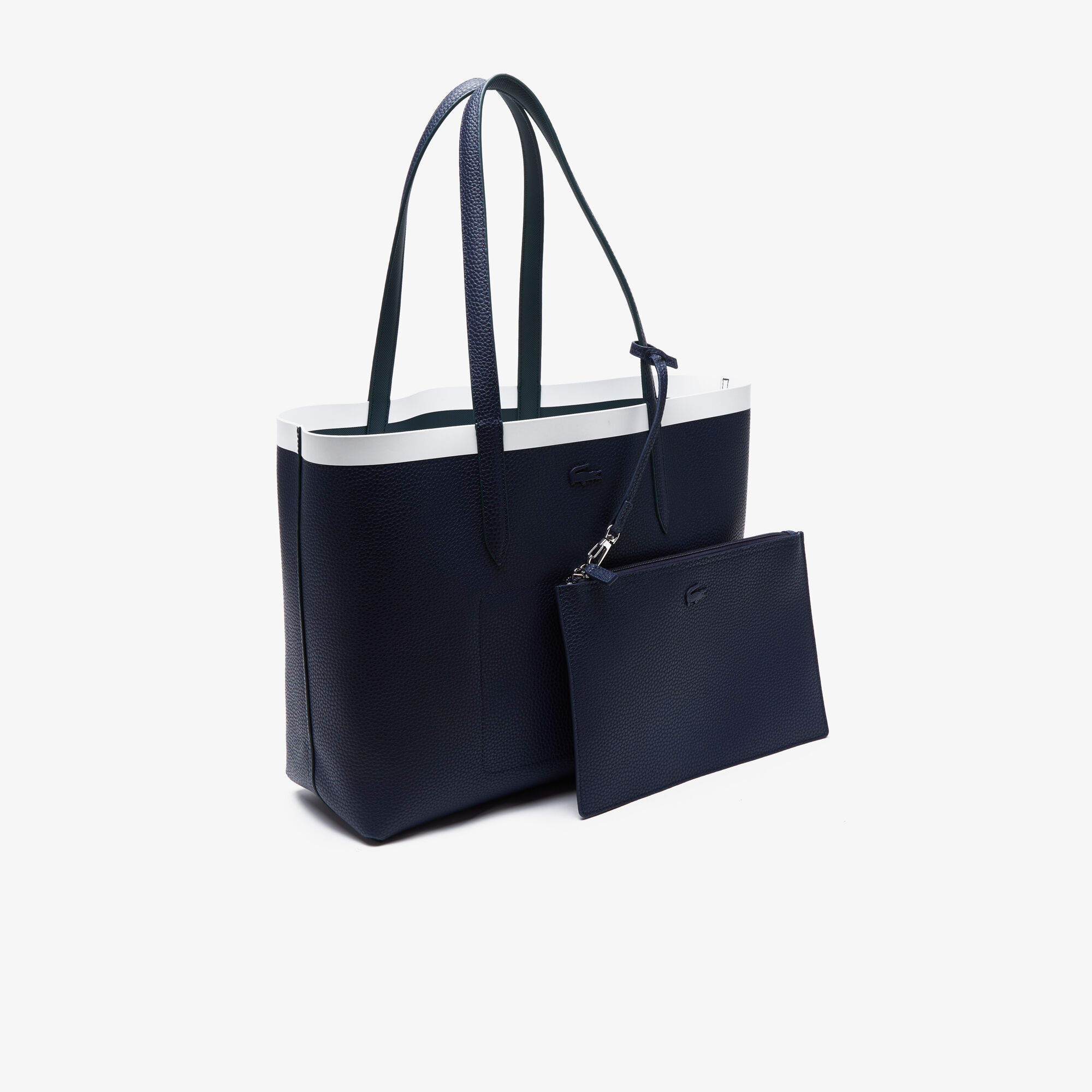 Women s Lacoste Color block Reversible Shopping Bag