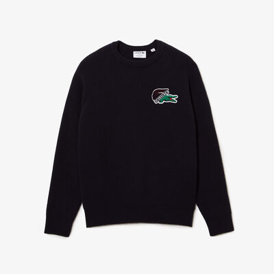 Men's Lacoste Holiday Large Crocodile Sweater