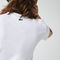 women s lacoste live crew neck monogram patterned t shirt