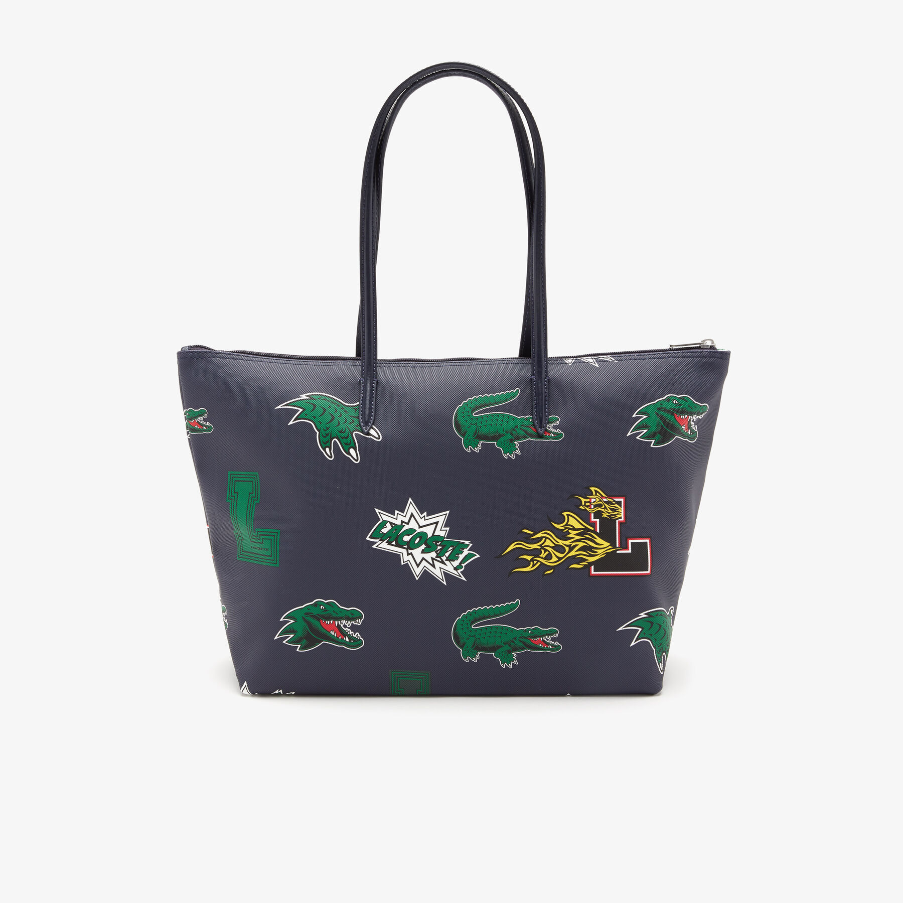 Women's Lacoste Holiday Comic Effect Print Shopping Bag women s lacoste holiday comic effect print shopping bag