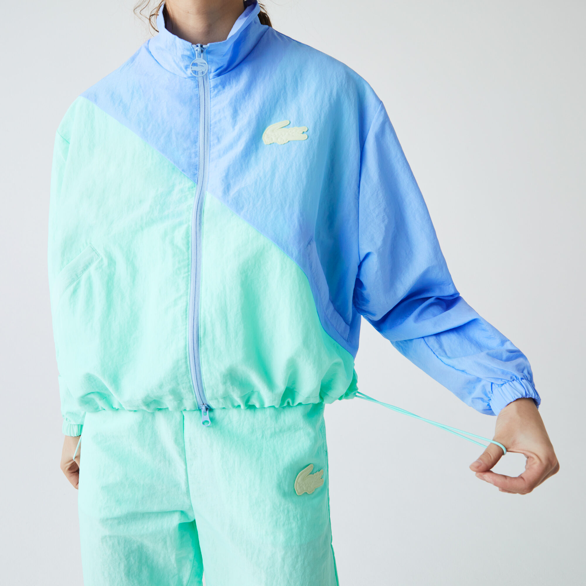 Women’s Lacoste LIVE Bicolour Zip Windbreaker Women’s Lacoste LIVE Bicolour Zip Windbreaker