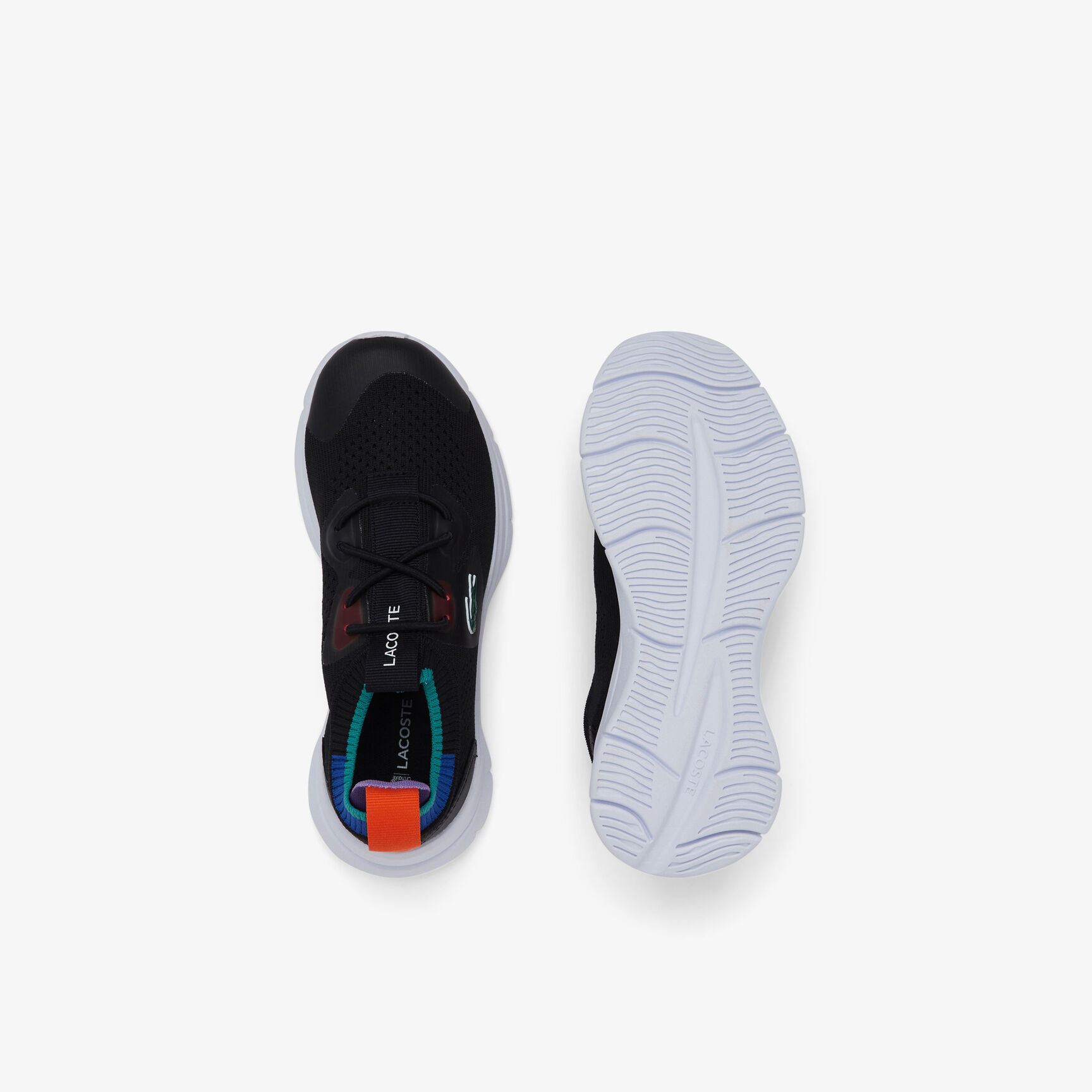 سنيكرز لاكوست رن سبين منسوج من القماش بتفاصيل بلون مغاير للأطفال سنيكرز لاكوست رن سبين منسوج من القماش بتفاصيل بلون مغاير للأطفال