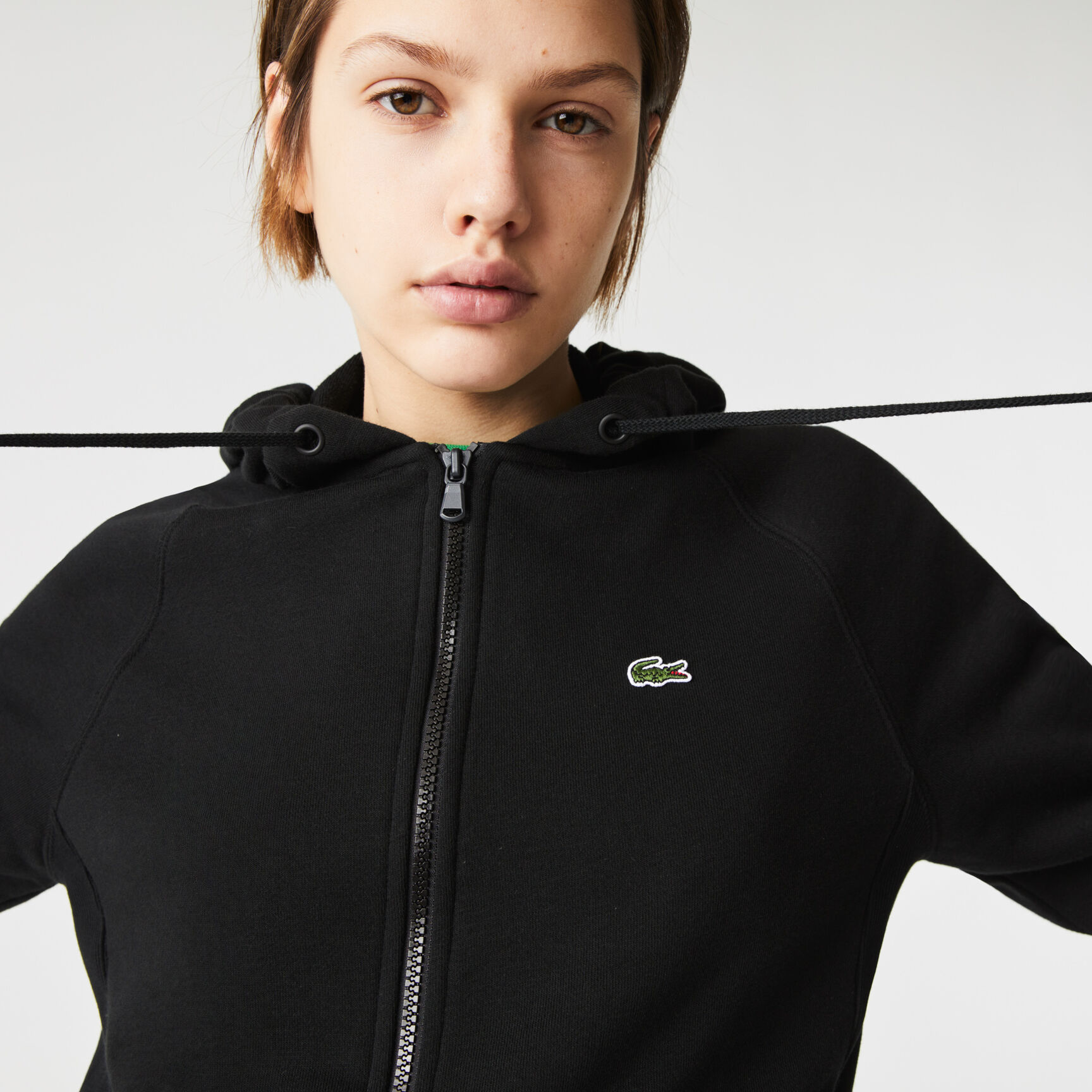 Women's Lacoste SPORT Fleece Zip Tennis Hoodie Women's Lacoste SPORT Fleece Zip Tennis Hoodie