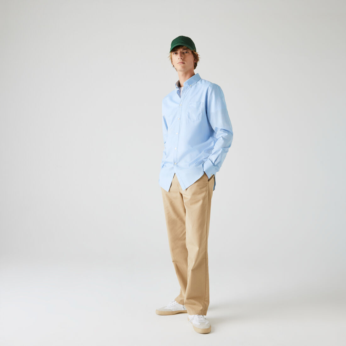 Men's Regular Fit Cotton Mini Pique Shirt Men's Regular Fit Cotton Mini Pique Shirt