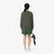 Blended Fabric Pleated Sweatshirt Dress lacoste blended fabric pleated sweatshirt dress