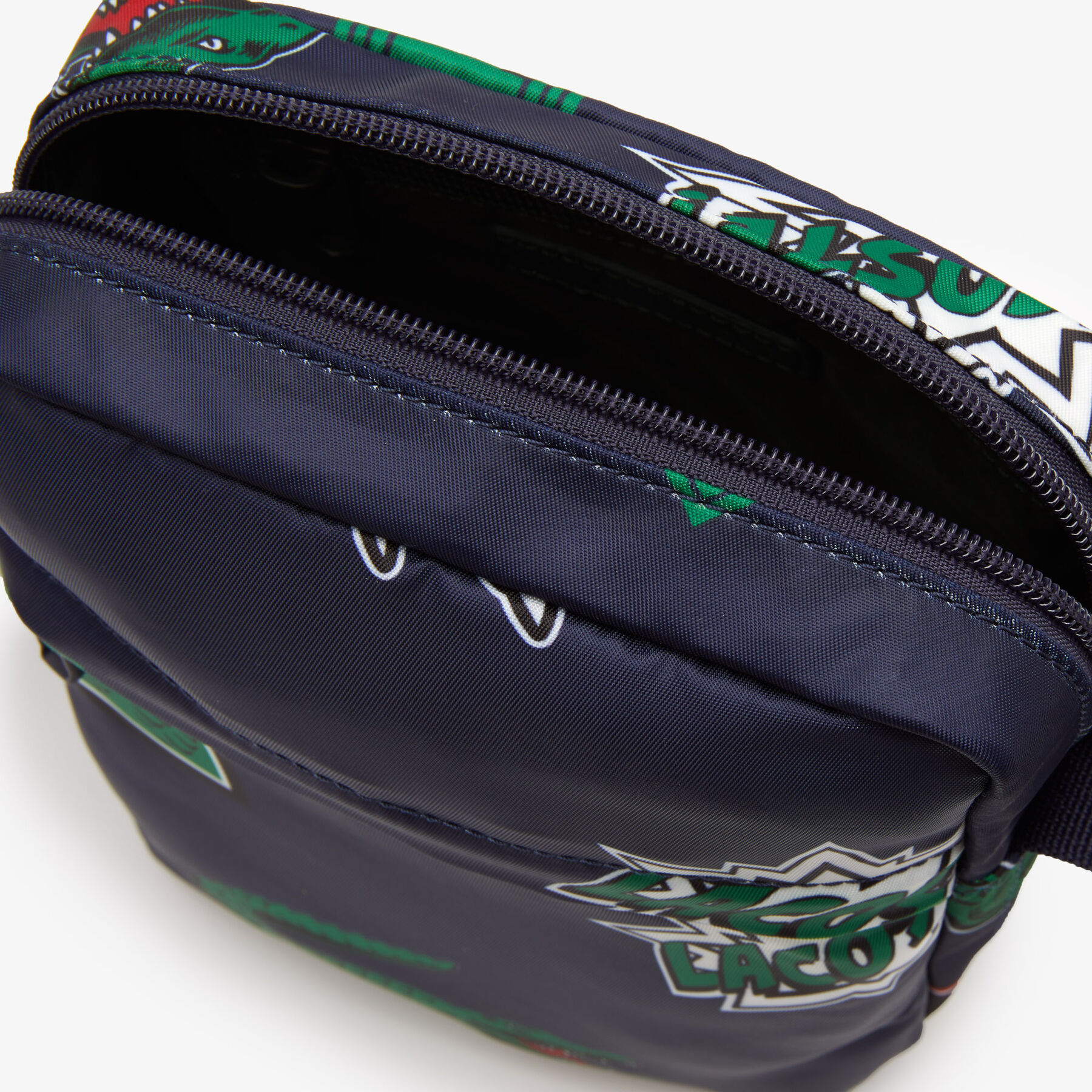 Men's Lacoste Holiday Comic Print Vertical Camera Bag men s lacoste holiday comic print vertical camera bag