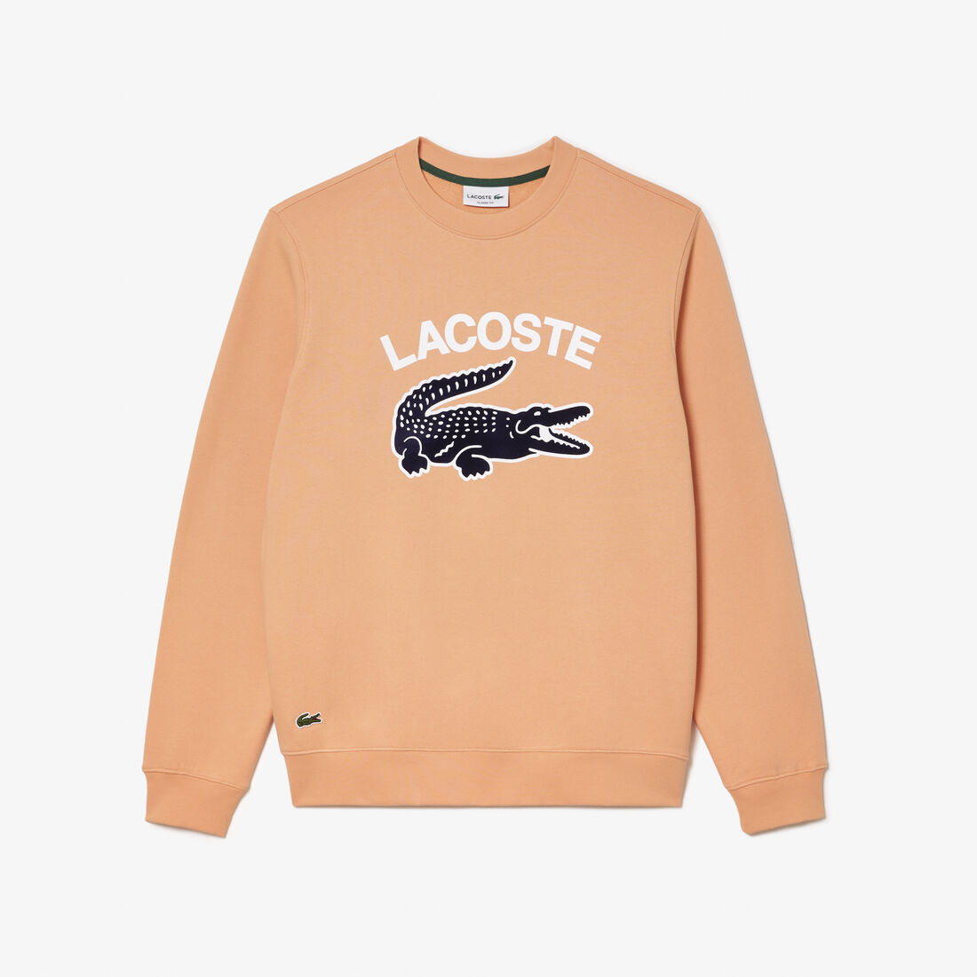 Men's Lacoste Crocodile Print Crew Neck Sweatshirt