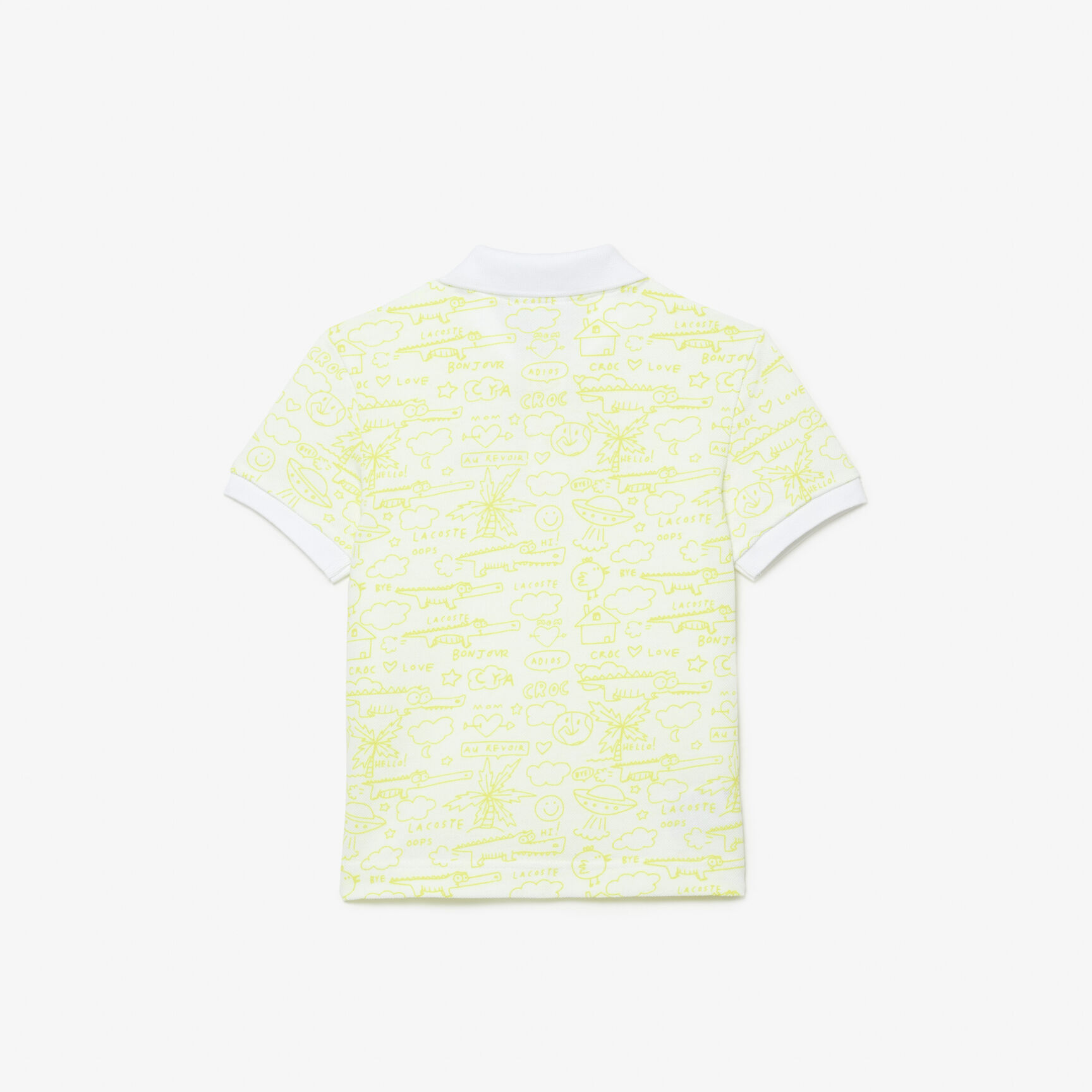 Kids' Lacoste Graphic Organic Cotton Petit Piqué Polo Shirt Kids' Lacoste Graphic Organic Cotton Petit Piqué Polo Shirt