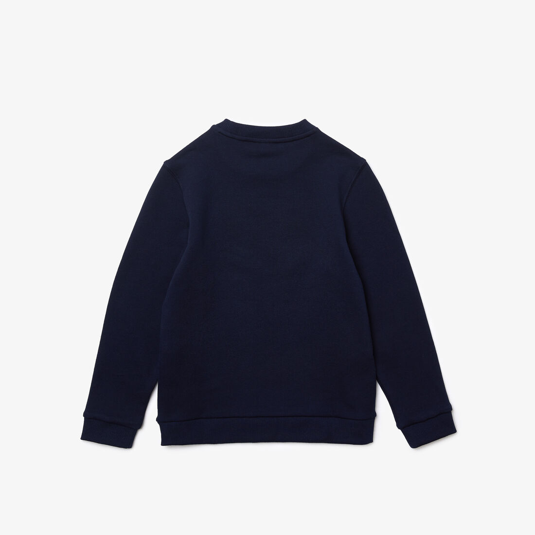 سويت شيرت صوف قطني بفتحة رقبة مستديرة وشعار التمساح للأطفال سويت شيرت صوف قطني بفتحة رقبة مستديرة وشعار التمساح للأطفال