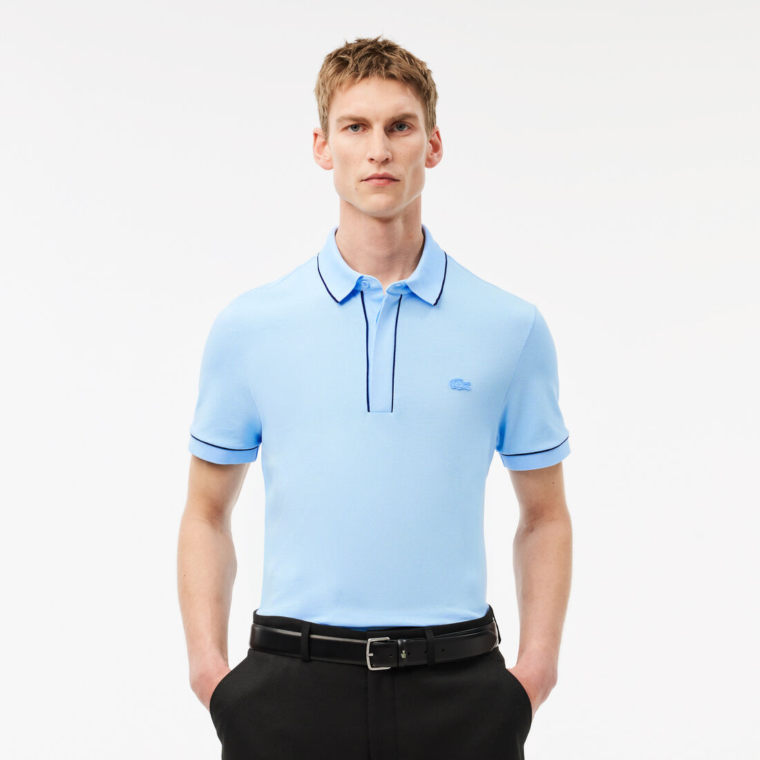 Regular Fit Paris Stretch Pique Polo Shirt