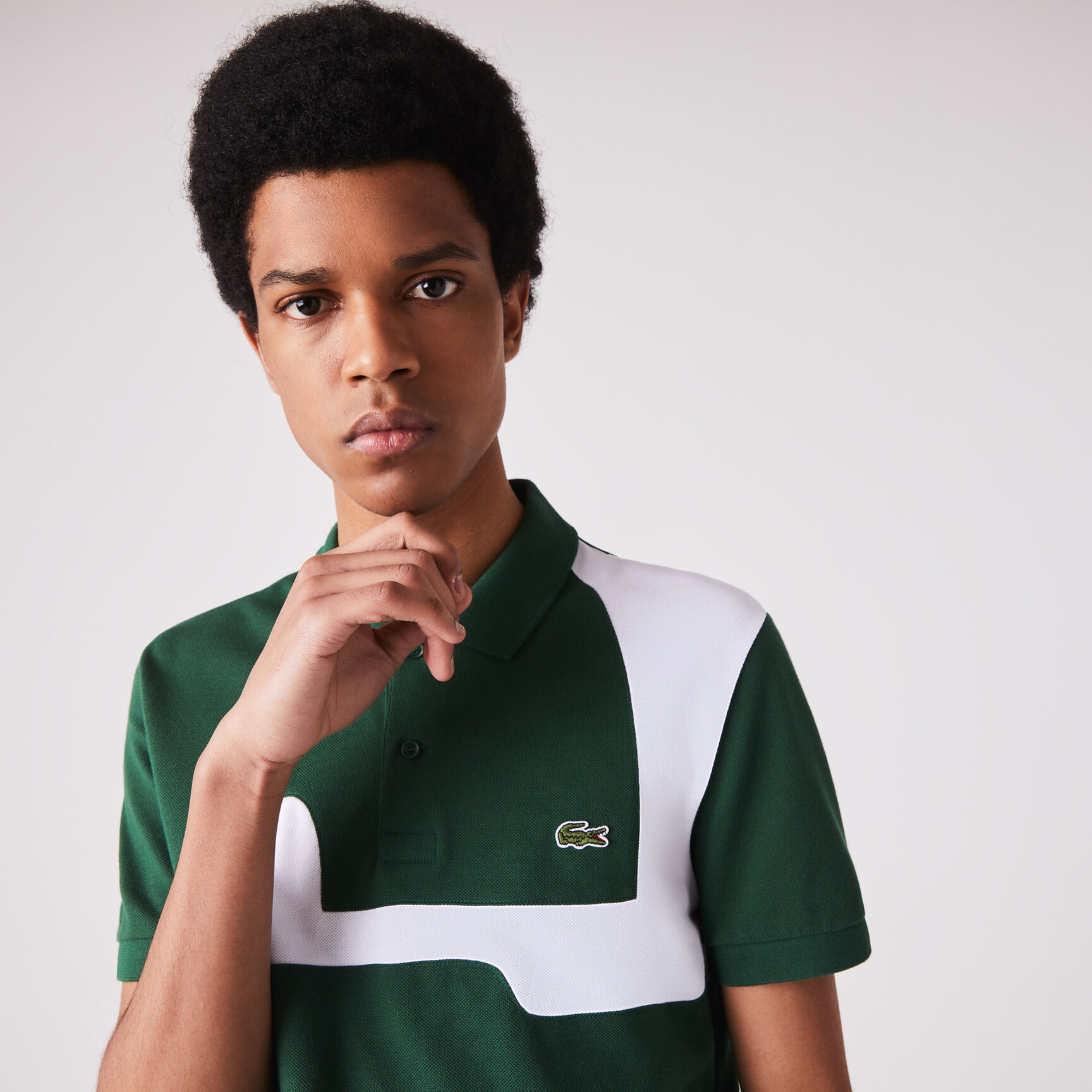 Men’s Heritage Regular Fit Print Cotton Piqué Polo Shirt