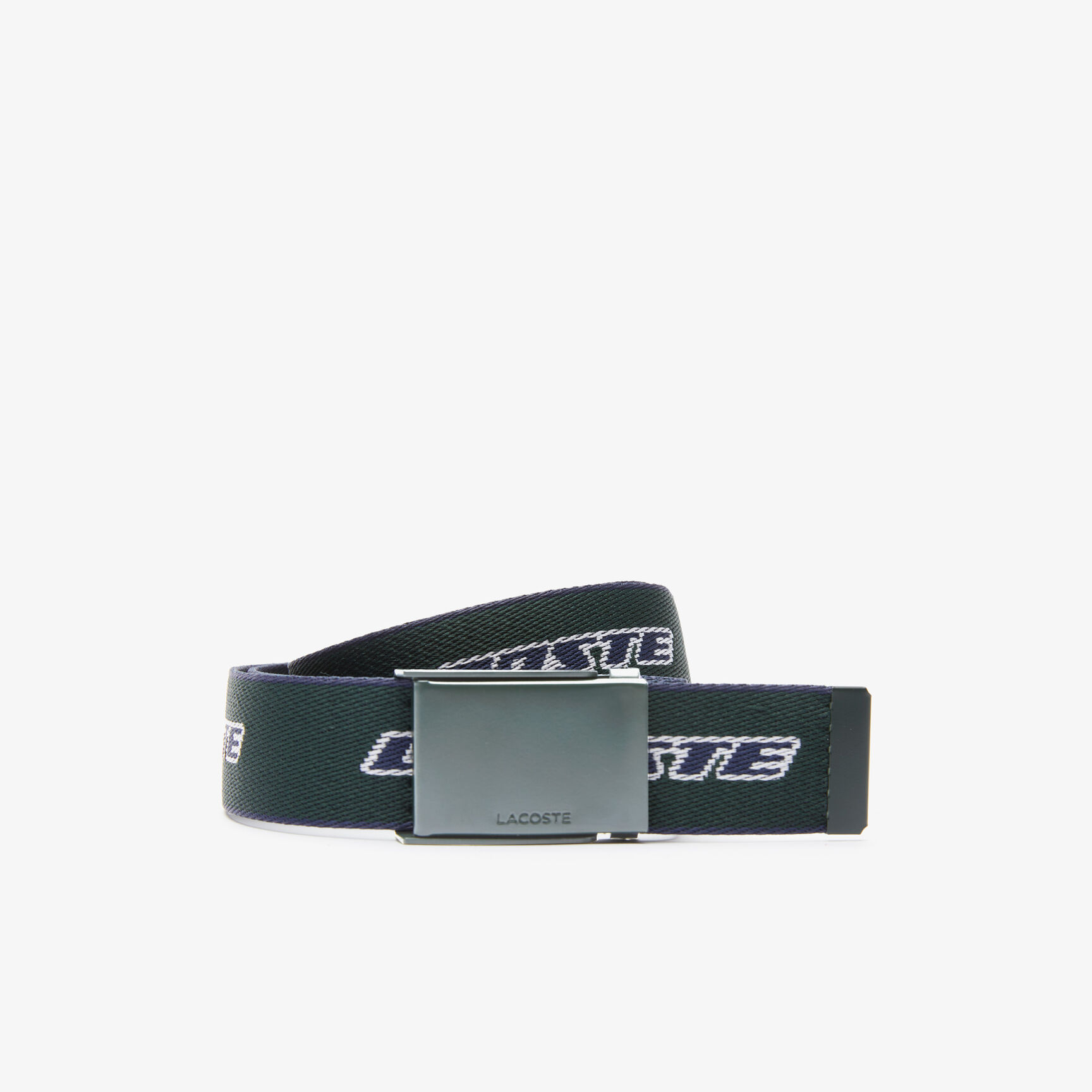 Men's Lacoste Contrast Branded Canvas Belt Men's Lacoste Contrast Branded Canvas Belt