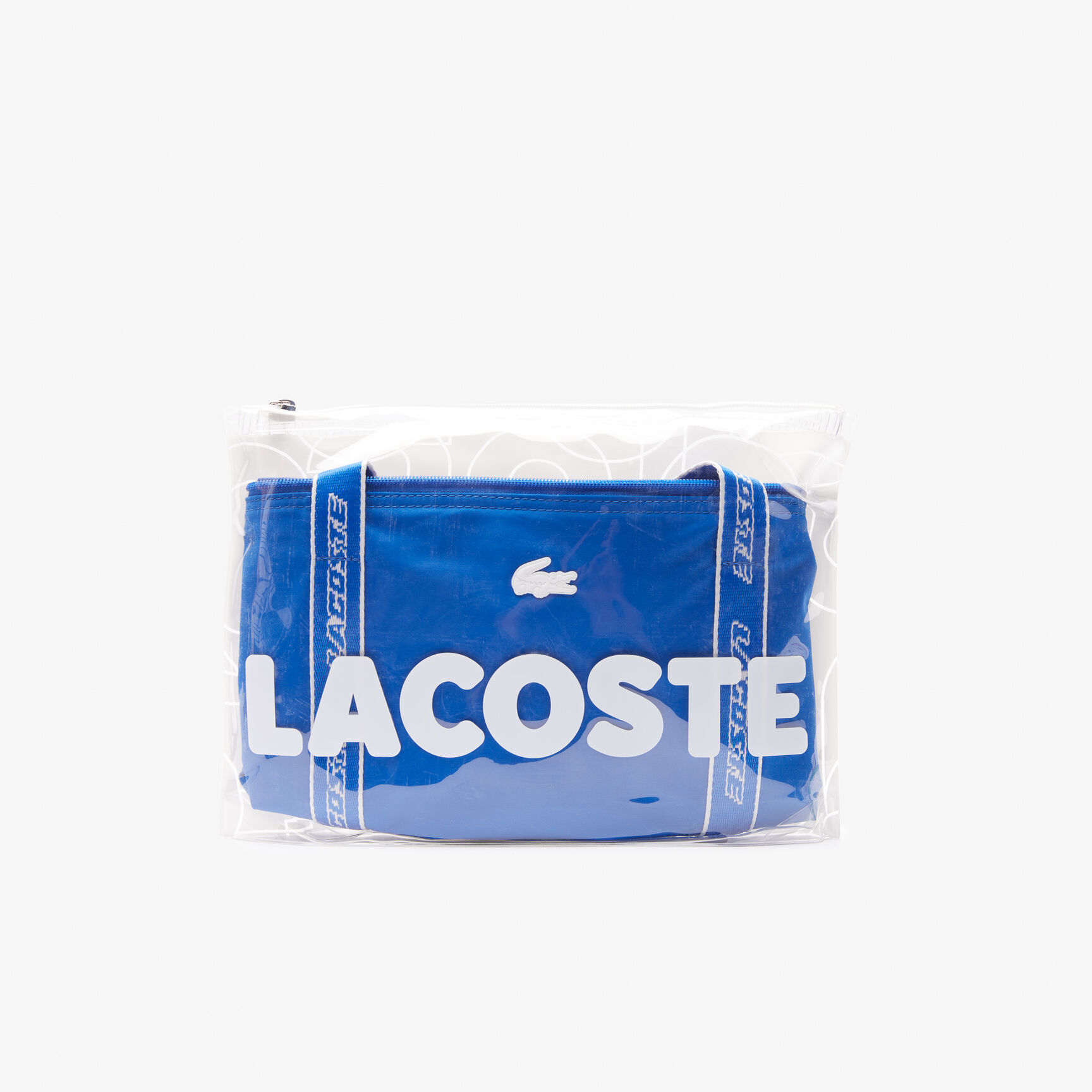 Women's Lacoste Color-Block Branded Handle Shopping Bag