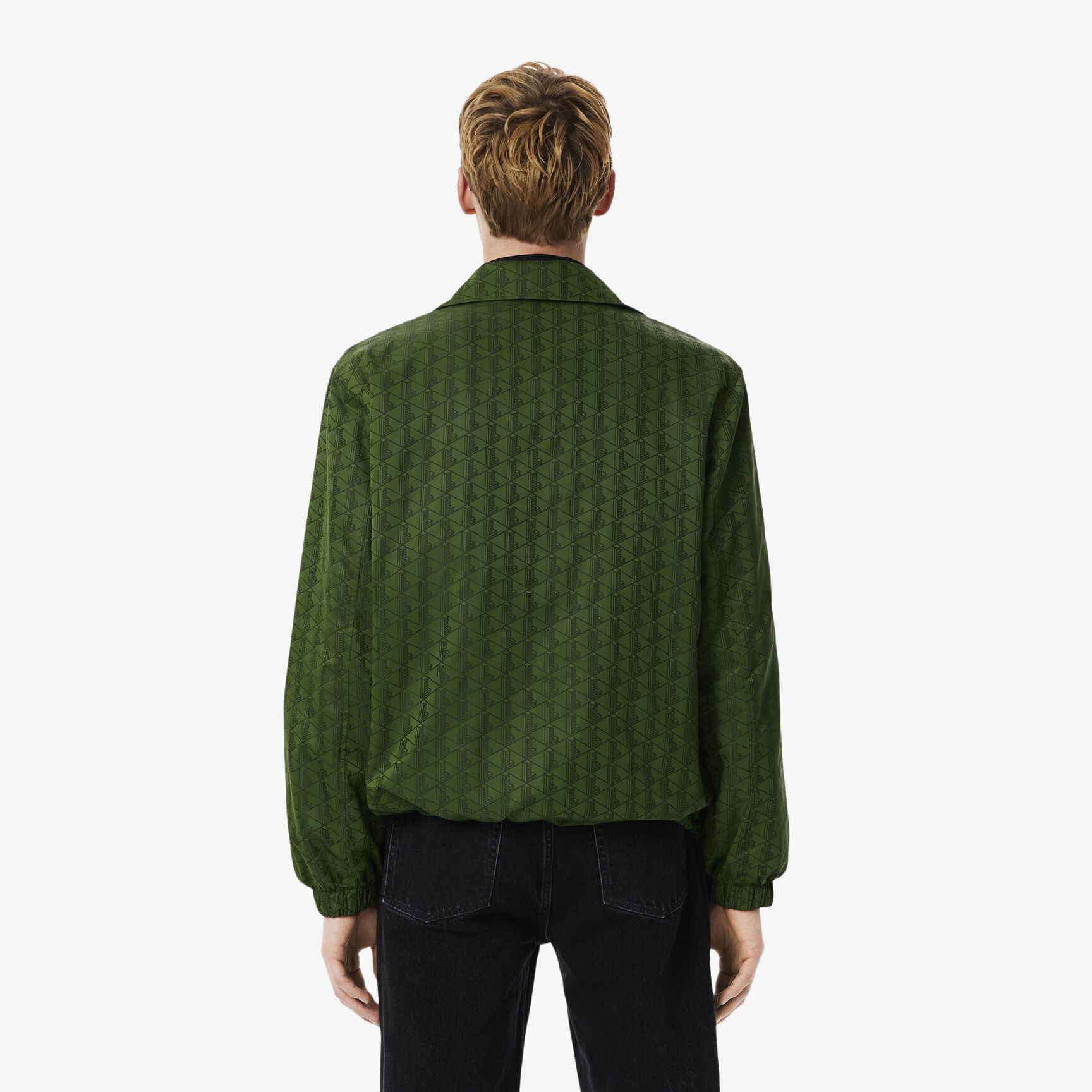 Reversible Bi Material Monogram Jacket