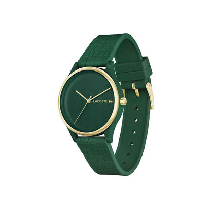 Women's Green Silicone Strap Watch