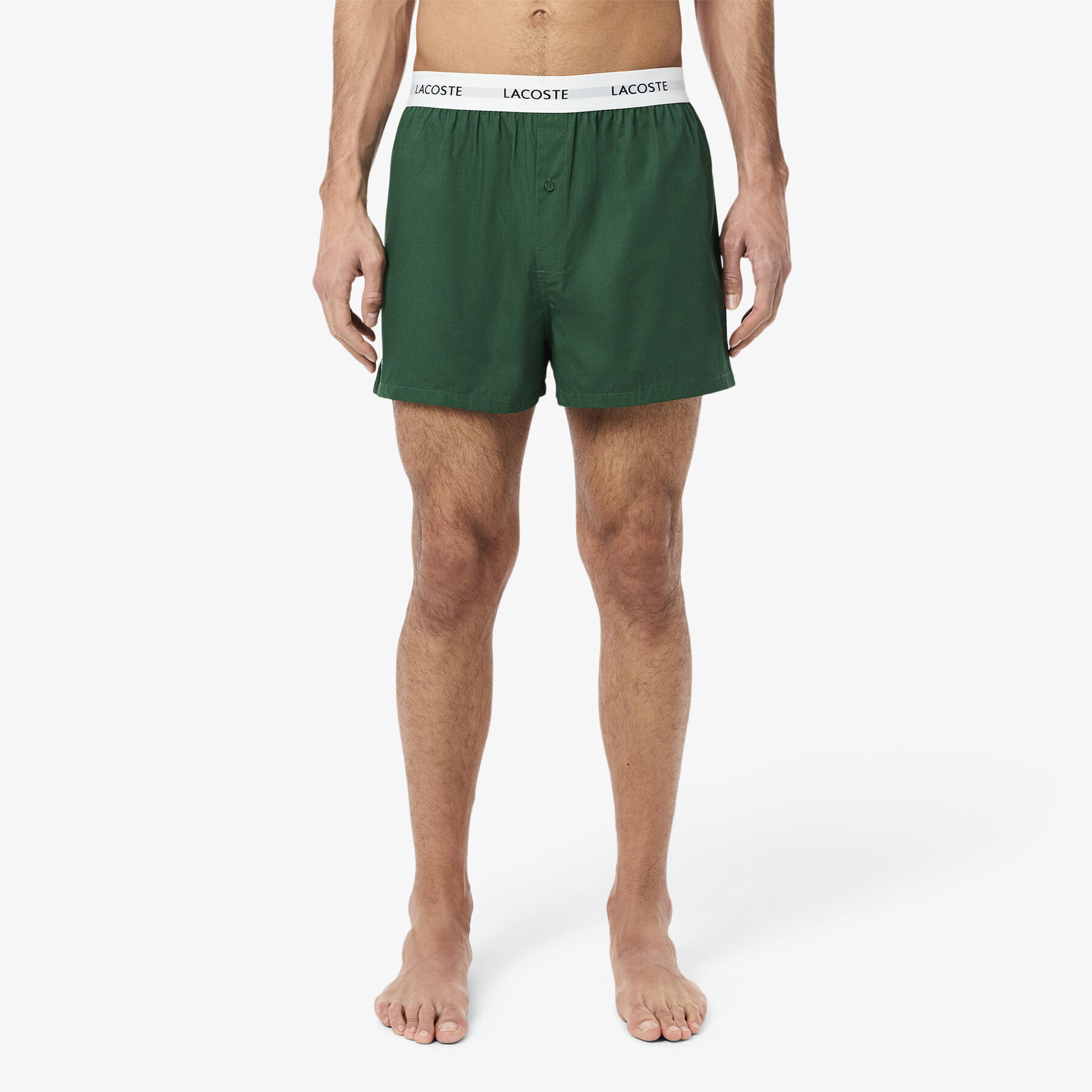 3-Pack Cotton Weave Boxers lacoste 3 pack cotton weave boxers