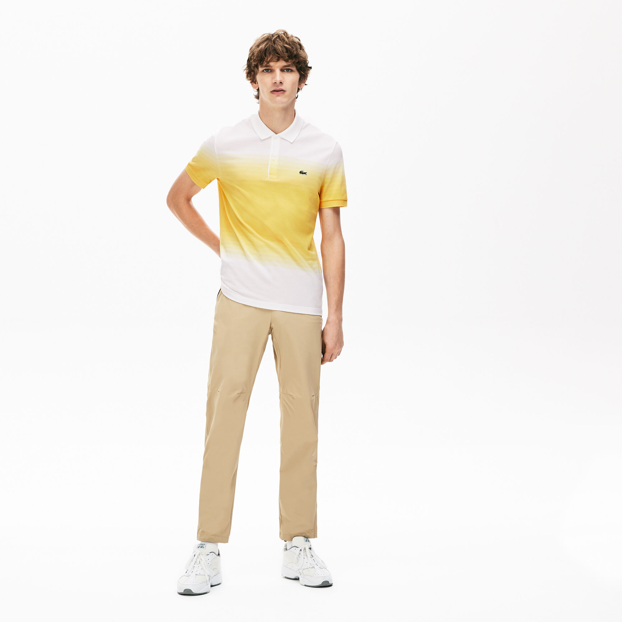Men's Lacoste Made in France Cotton Piqué Regular Fit Polo Shirt Men's Lacoste Made in France Cotton Piqué Regular Fit Polo Shirt
