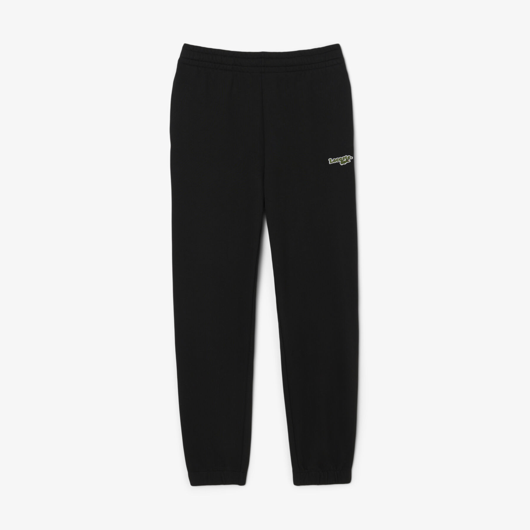 lacoste straight fit logo sweatpants