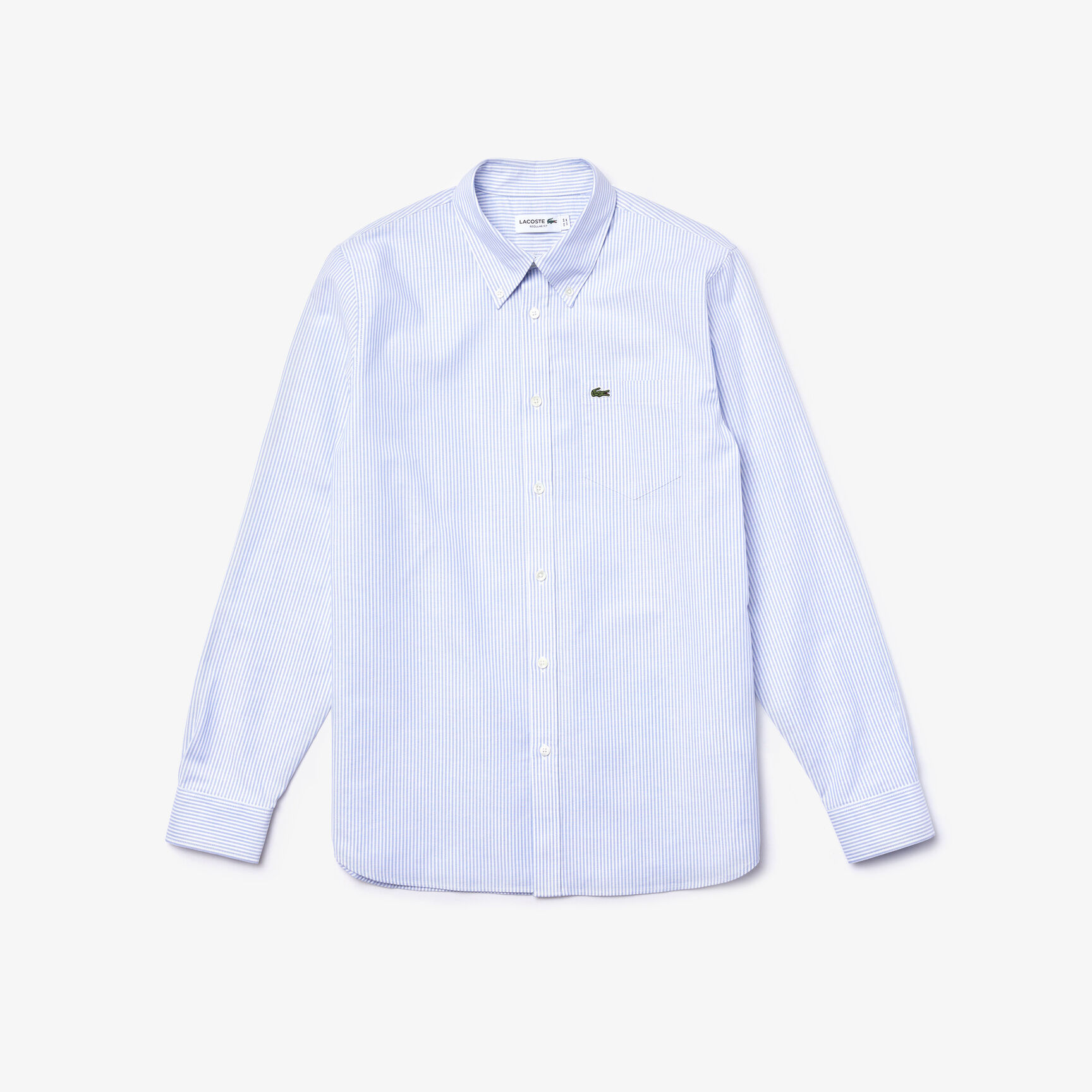 Men's Regular Fit Striped Oxford Cotton Shirt