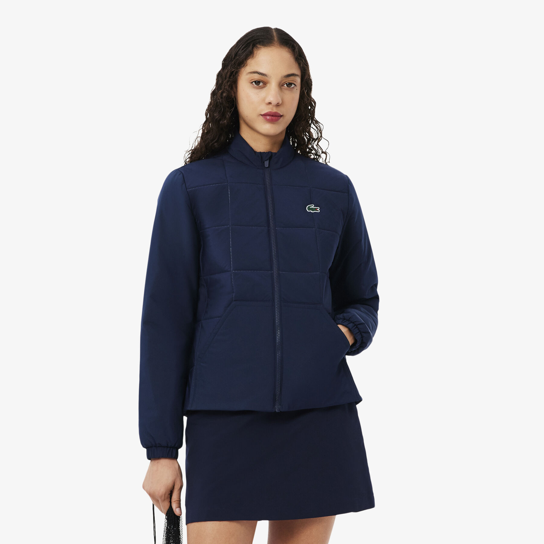 Water-Repellent UV Protect Golf Jacket lacoste water repellent uv protect golf jacket