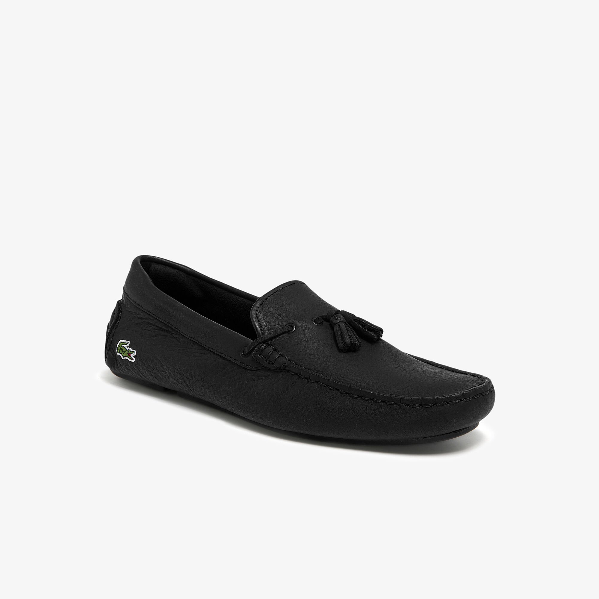 Lacoste leather loafers online