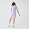 women s lacoste live checkerboard pattern cotton piqu  polo dress