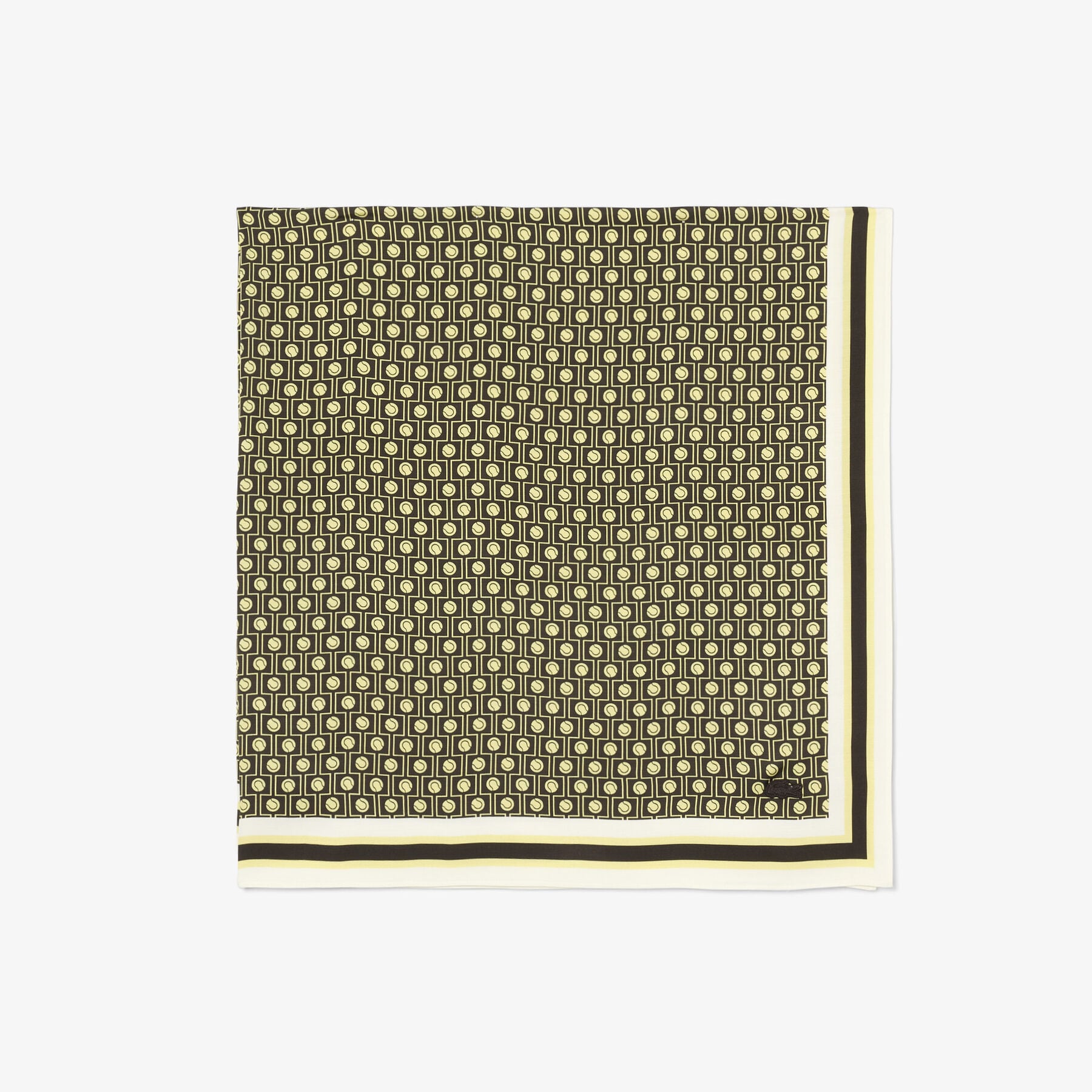 Printed Tennis Scarf lacoste printed tennis scarf