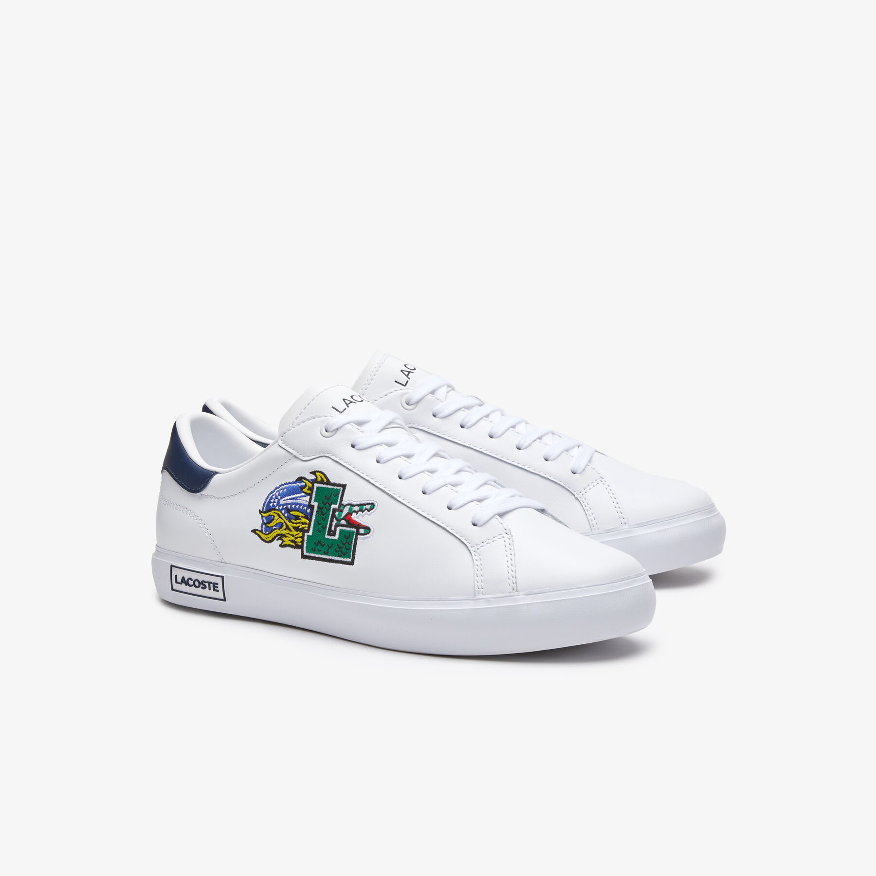 Men's Lacoste Powercourt Leather Sneakers men s lacoste powercourt leather sneakers
