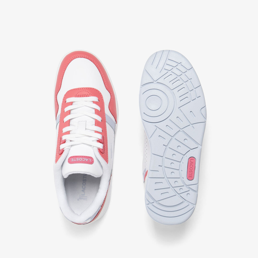 حذاء رياضي نسائي مصنوع من الجلد بلون متباين على شكل حرف T حذاء رياضي نسائي مصنوع من الجلد بلون متباين على شكل حرف T