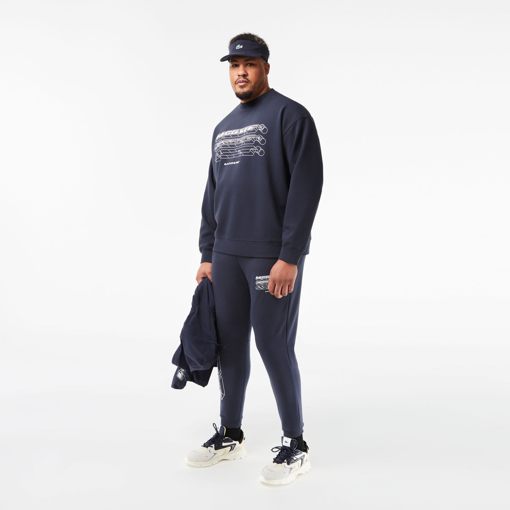 Men&rsquo;s Lacoste Loose Fit Branded Sweatshirt