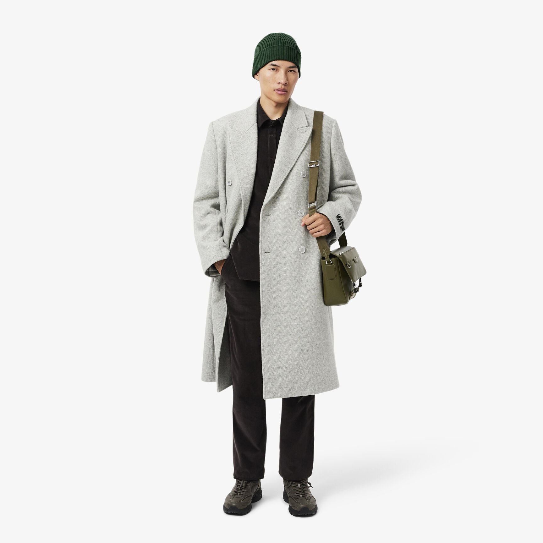 Rib Knit Brushed Wool Beanie Rib Knit Brushed Wool Beanie